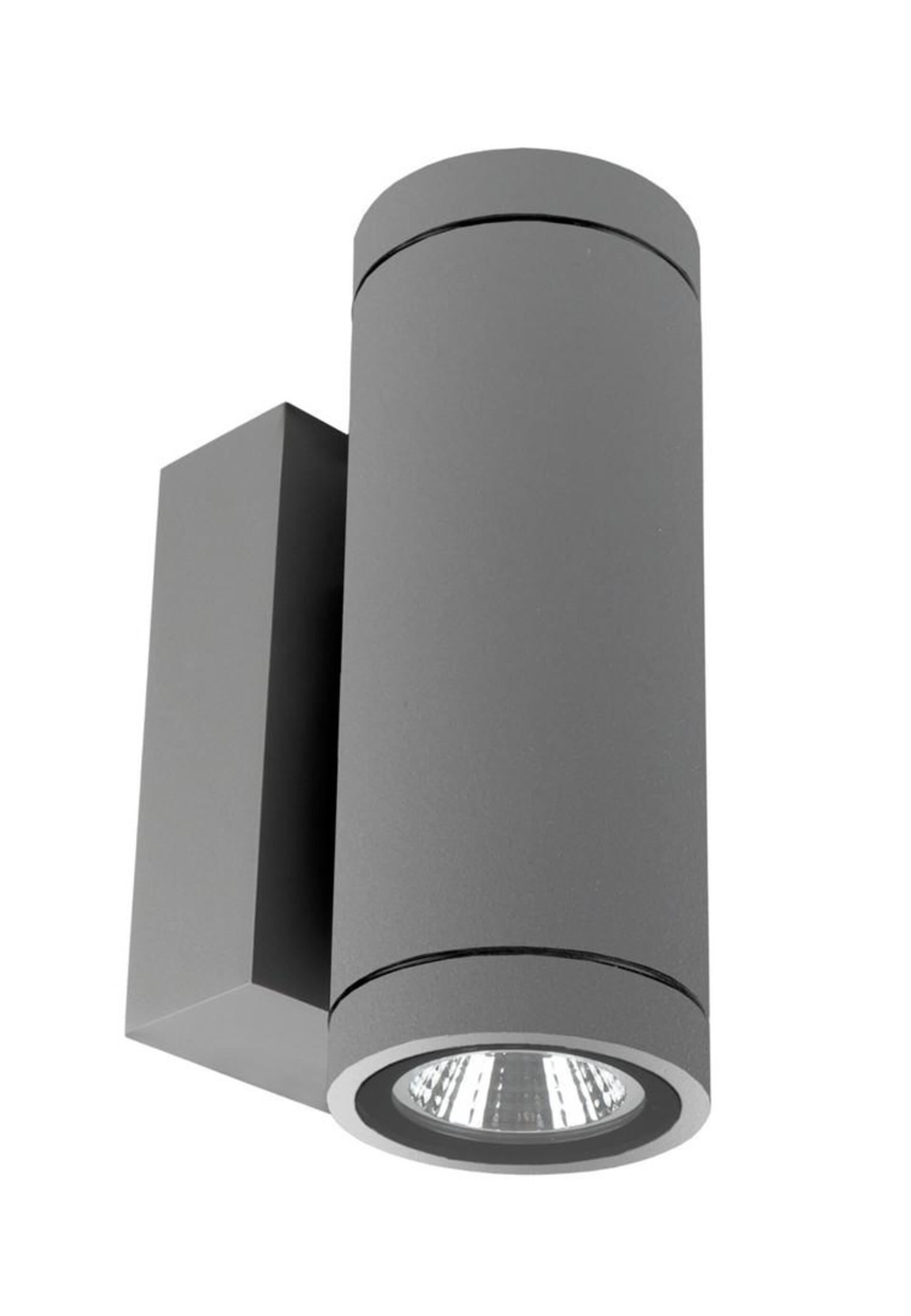 Levně Deko-Light nástěnné přisazené svítidlo - ShoreLine Pro kulaté Up+Down, 7,5 W, DIM, 3000/4000 K, světlešedá 731220