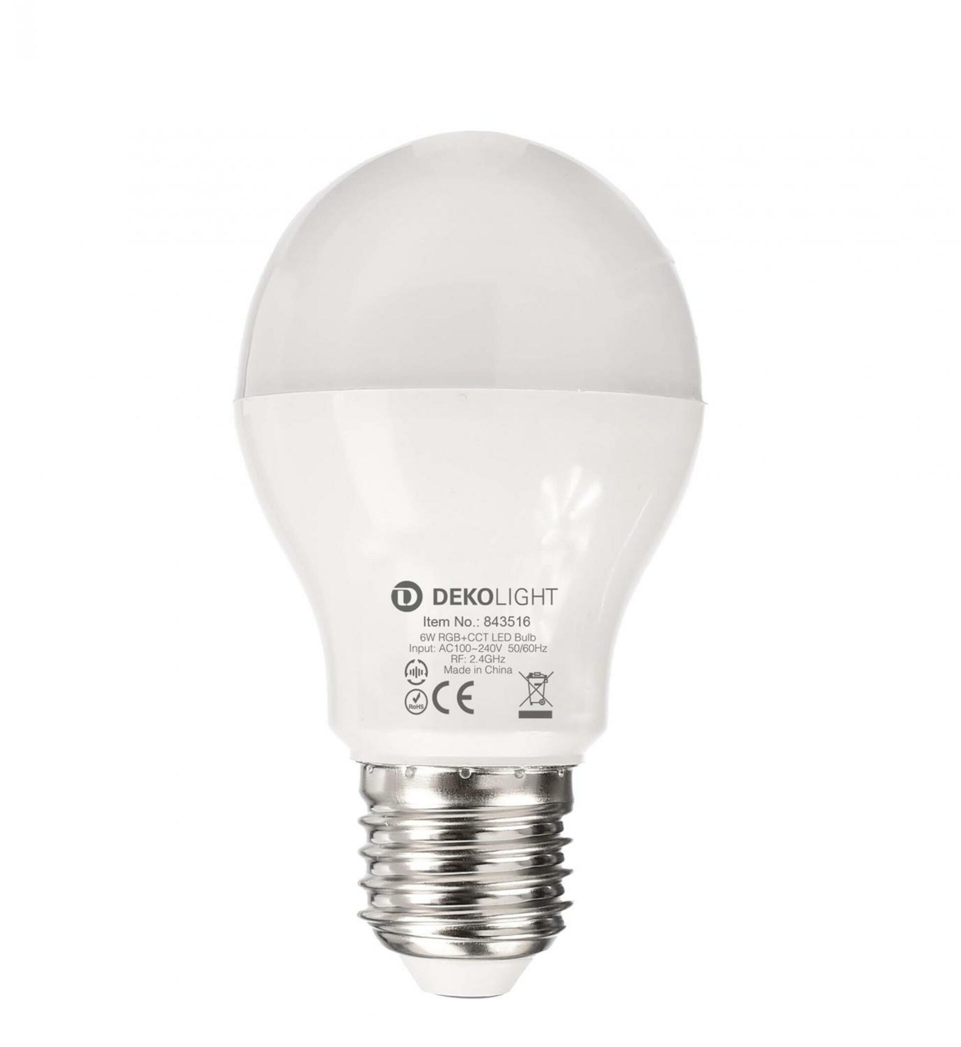Light Impressions Deko-Light LED RF-smart, E27, 230V, DIM, 6W 550 lm 2700-6500 K 220° stmívatelné 843516