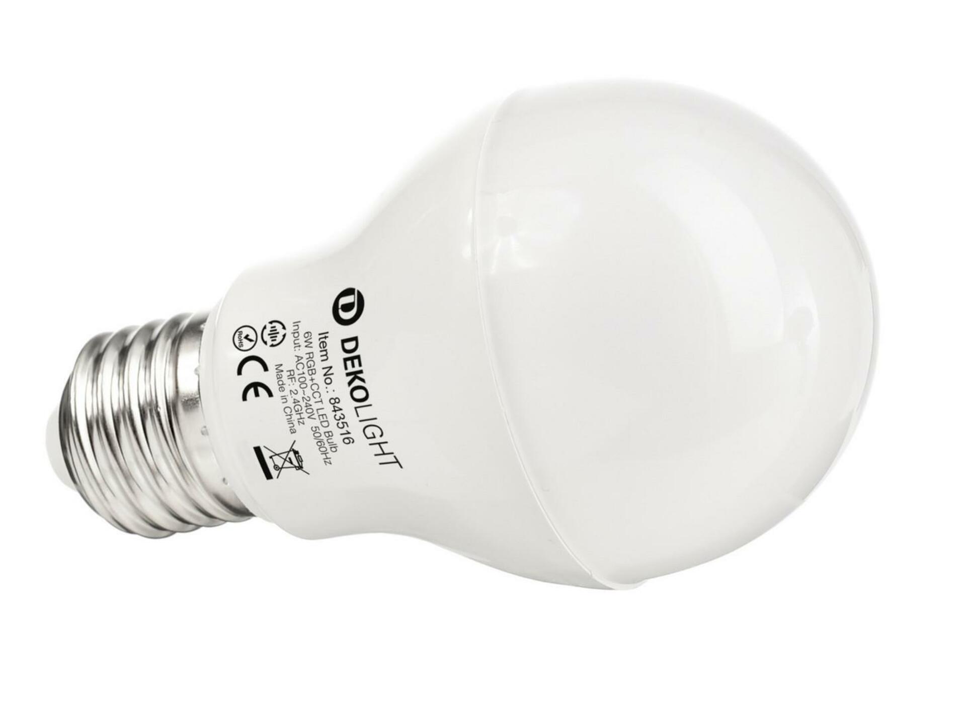 Light Impressions Deko-Light LED RF-smart, E27, 230V, DIM, 6W 550 lm 2700-6500 K 220° stmívatelné 843516