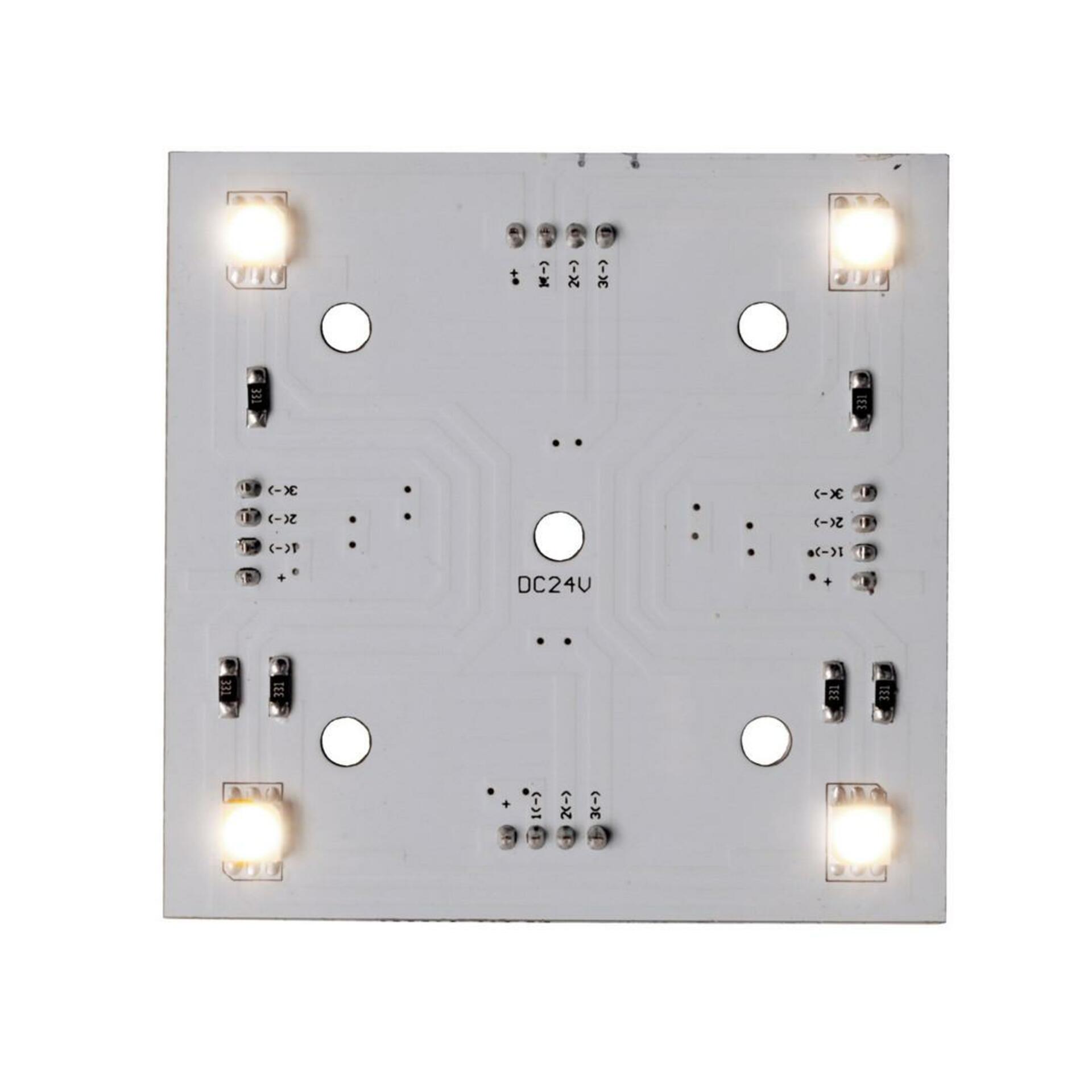 Light Impressions KapegoLED modulární systém Modular Panel II 2x2 24V DC 1,50 W 3200 K 76 lm 65 mm 848003