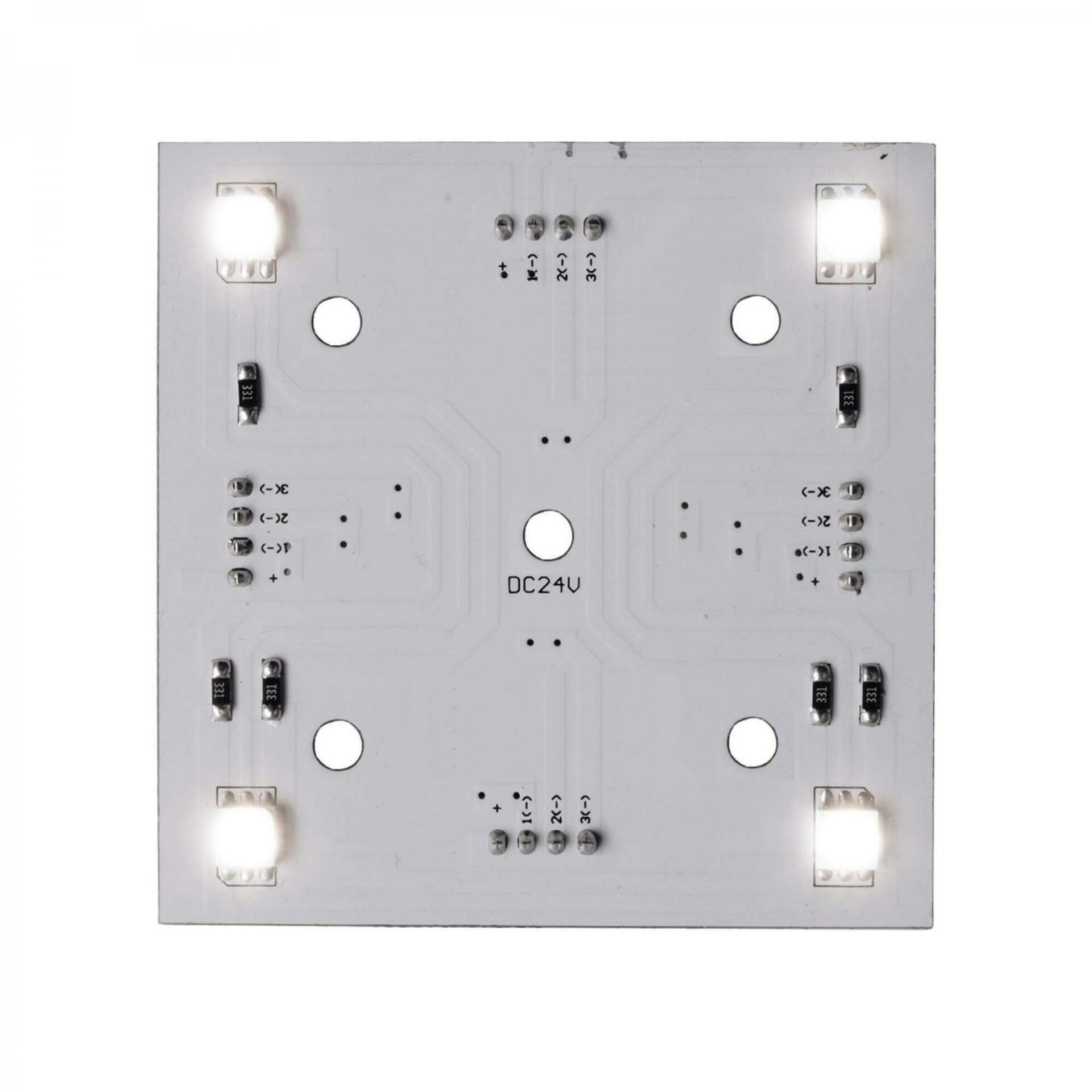 Levně Light Impressions KapegoLED modulární systém Modular Panel II 2x2 24V DC 1,50 W 6300 K 74 lm 65 mm 848004