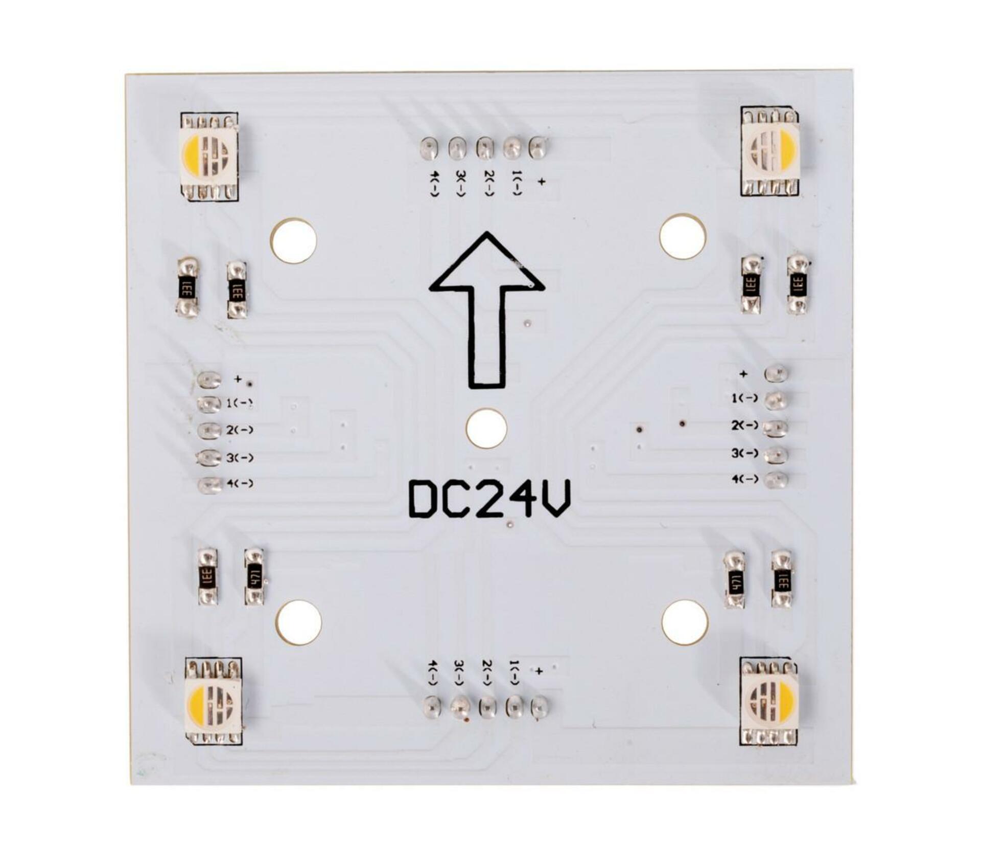 Levně Light Impressions KapegoLED modulární systém Modular Panel II 2x2 RGB + 3000K 24V DC 1,80 W 3000 K 50 lm 65 mm 848016