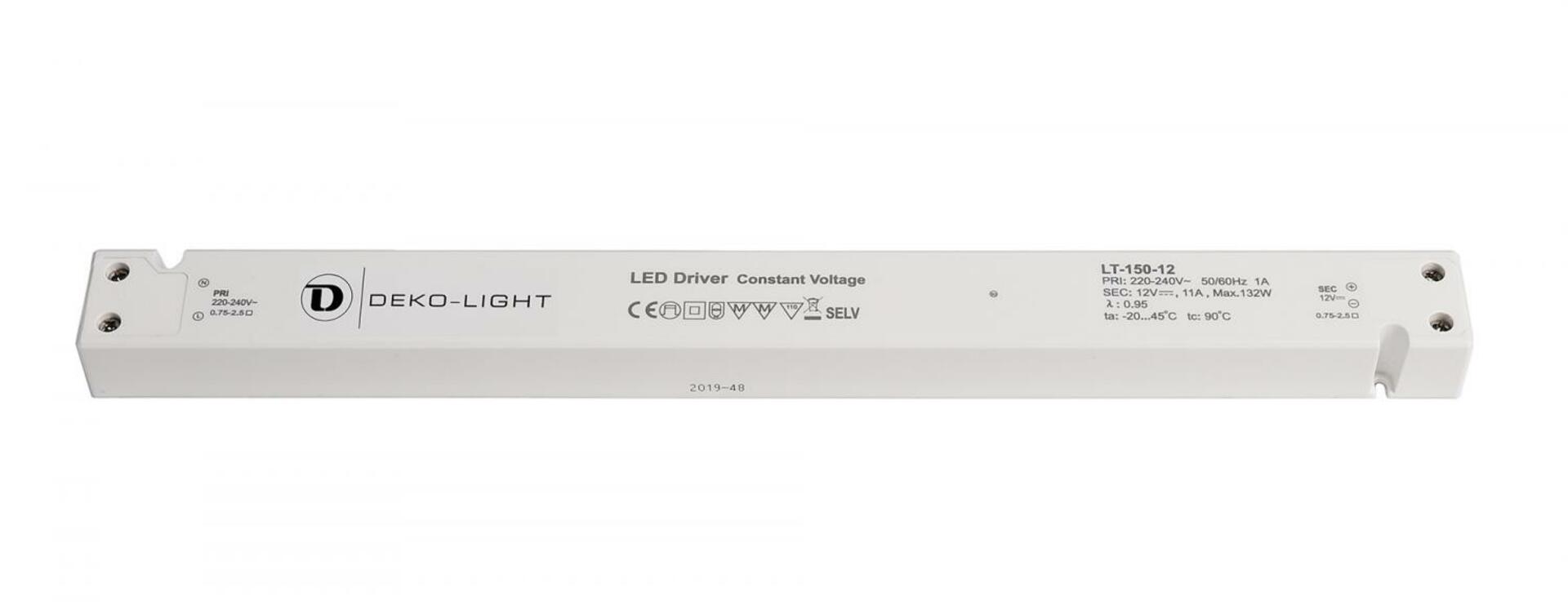 Light Impressions Deko-Light napájení LONG-FLAT, CV, LT-150-24 konstantní napětí 0-6250 mA IP20 24V DC 150,00 W  862173