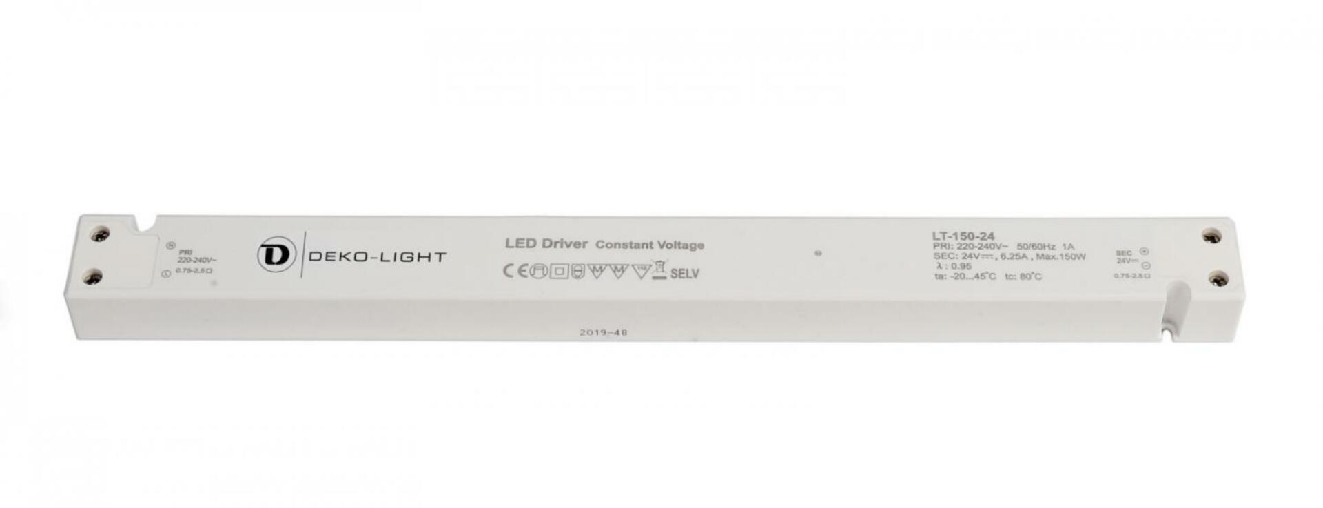 Light Impressions Deko-Light napájení LONG-FLAT, CV, LT-150-24 konstantní napětí 0-6250 mA IP20 24V DC 150,00 W  862173