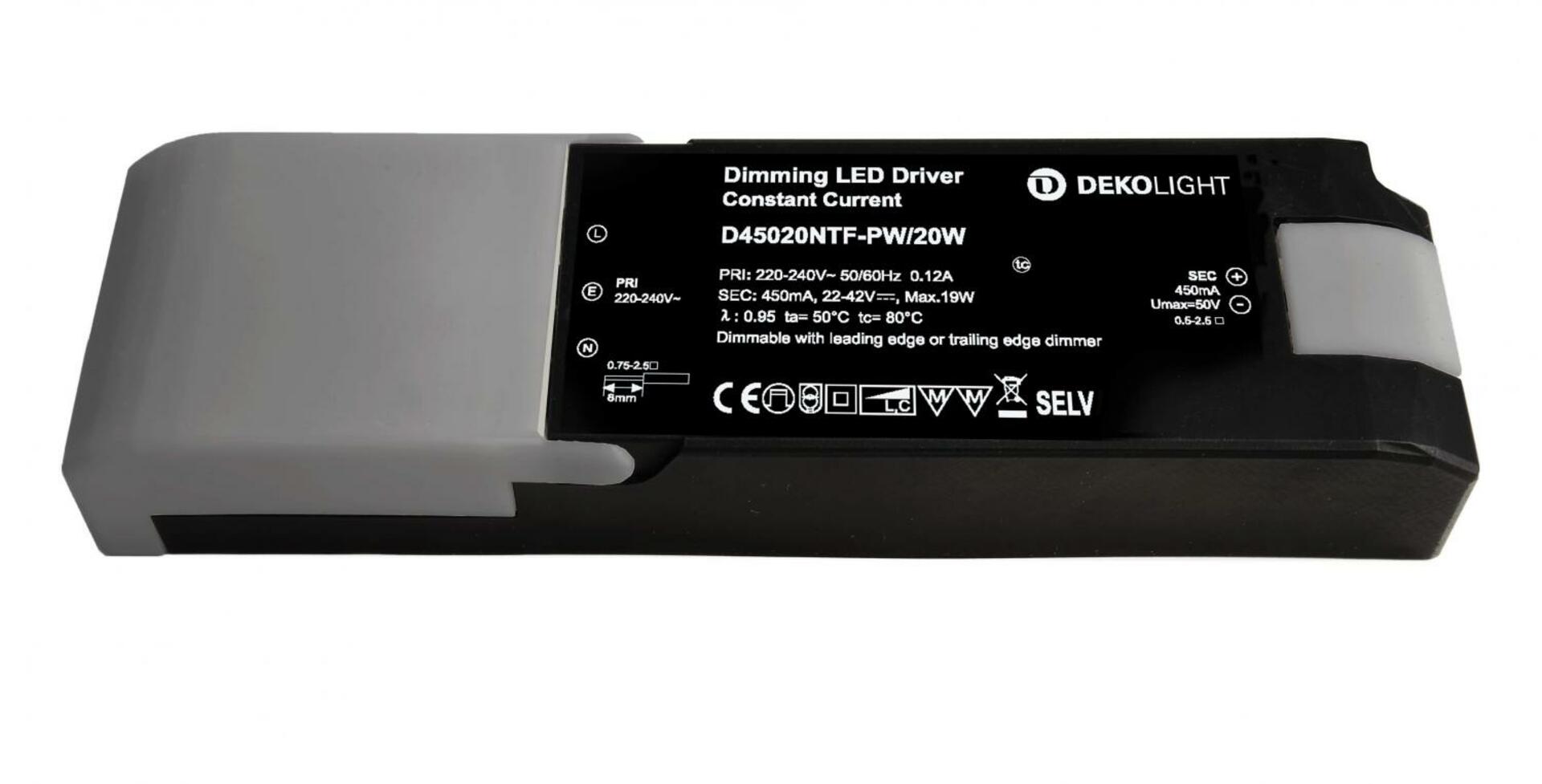 Light Impressions Deko-Light napájení (CC, DC) stmívatelné, QUICK, CC, 450mA, 30-40V, 20W, konstantní proud 862257