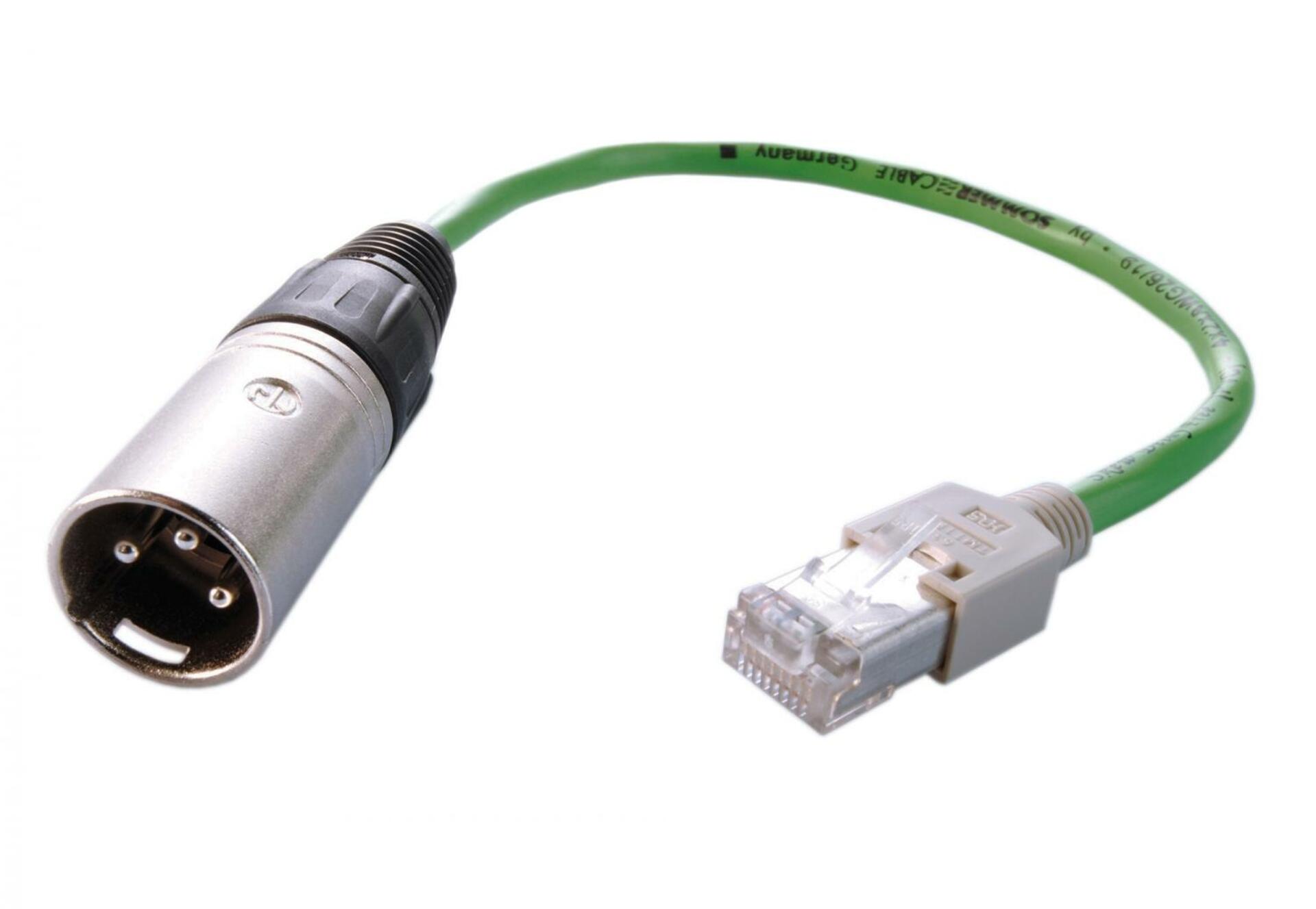 Light Impressions GLT adaptérový kabel CAT5 AUF XLR MALE Kabelsystem  882271