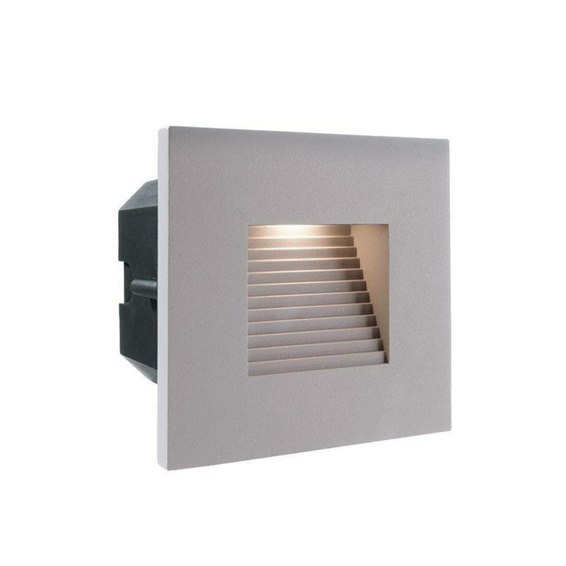 Light Impressions Deko-Light kryt stříbrná šedá hranaté pro Light Base II COB Outdoor 930417