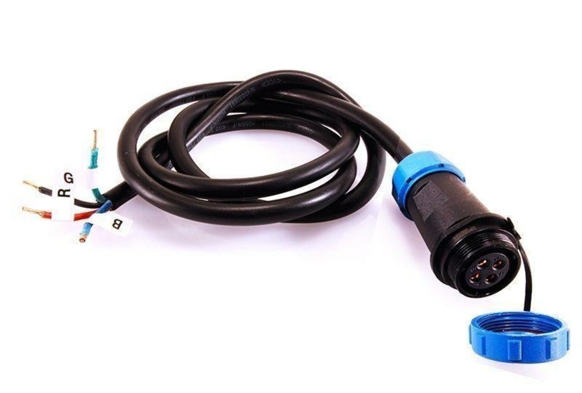 Light Impressions Deko-Light Weipu HQ 12/24/48V přívodní kabel 4-pólový kabelový systém3000 mm 940034