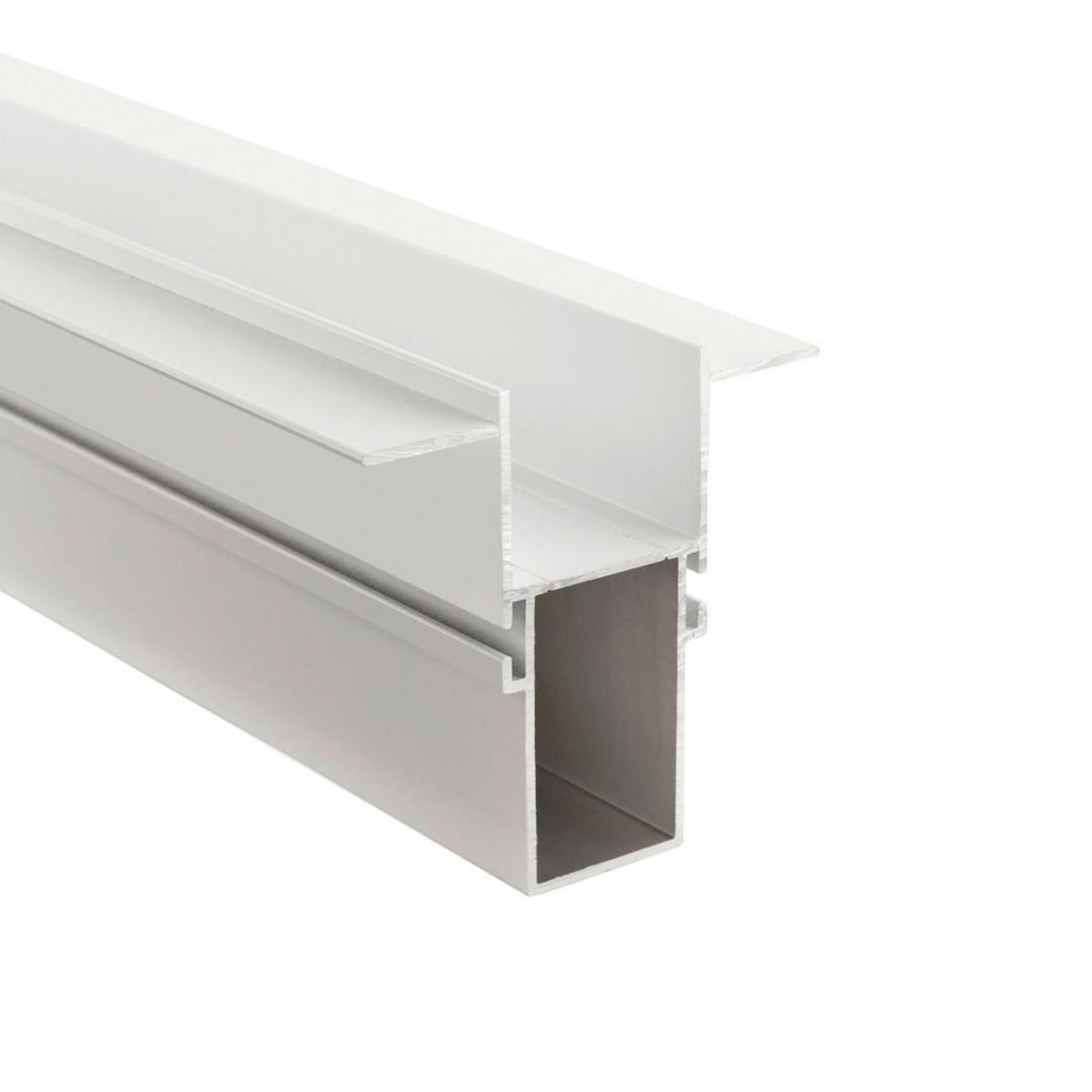 Levně Deko-Light profil - Combo fasádní profil s prostorem pro trafo s křídly, 3mm, 2m bílá 970872