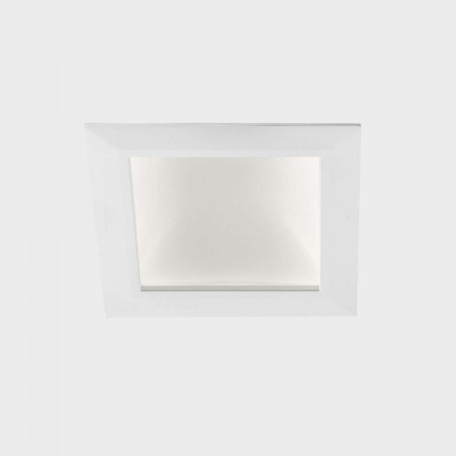KOHL LIGHTING KOHL-Lighting DISC TINA DEEP SQ zapuštěné svítidlo s rámečkem bílá 18 W 3000K 1-10V