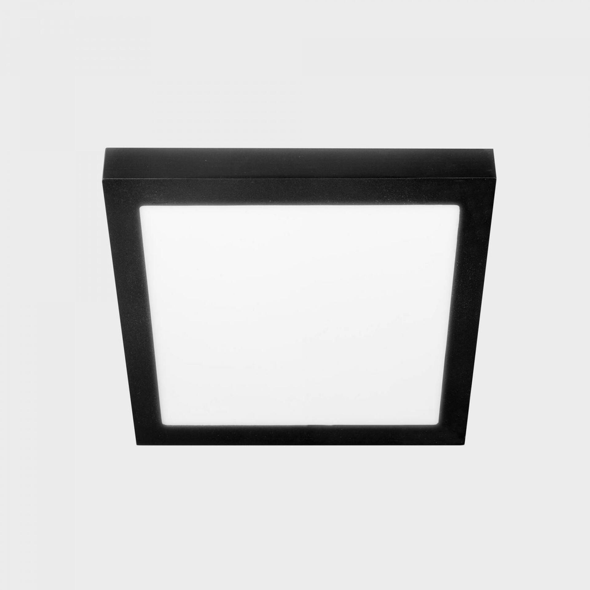 KOHL LIGHTING KOHL-Lighting DISC SLIM SQ stropní svítidlo černá 24 W 3000K fázové stmívání