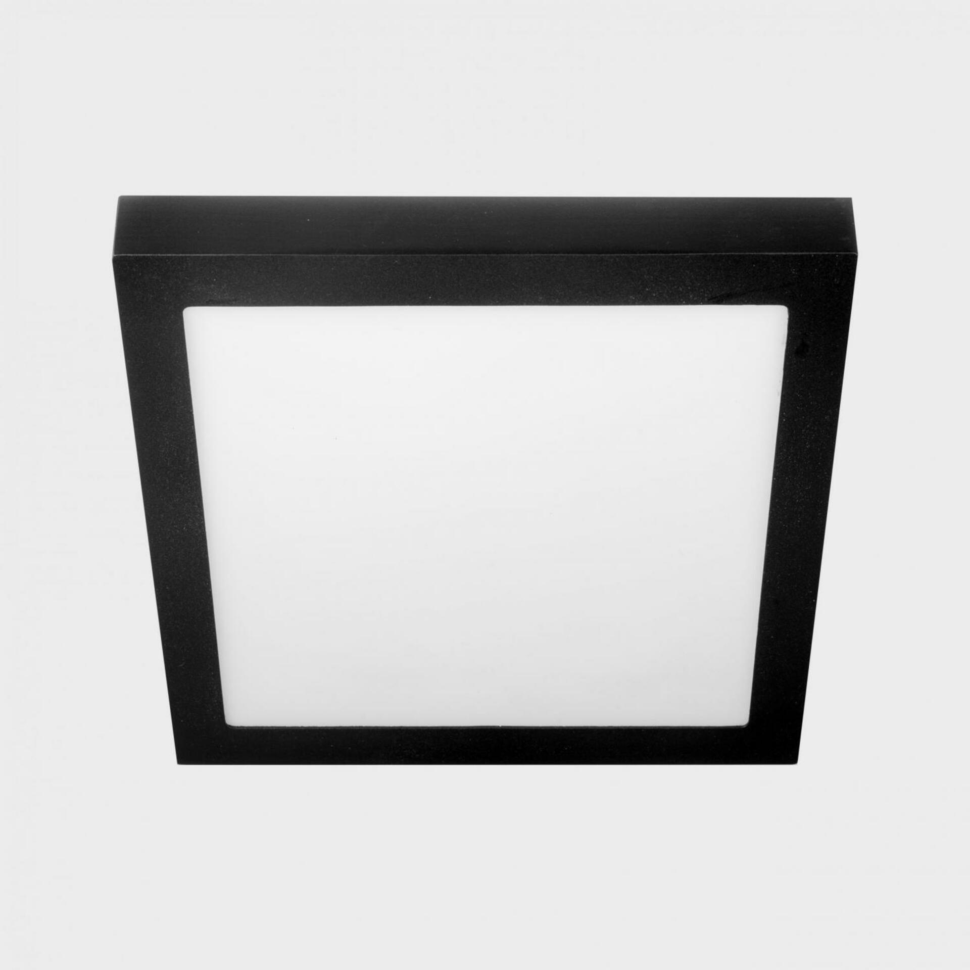 KOHL LIGHTING KOHL-Lighting DISC SLIM SQ stropní svítidlo černá 36 W 3000K PUSH