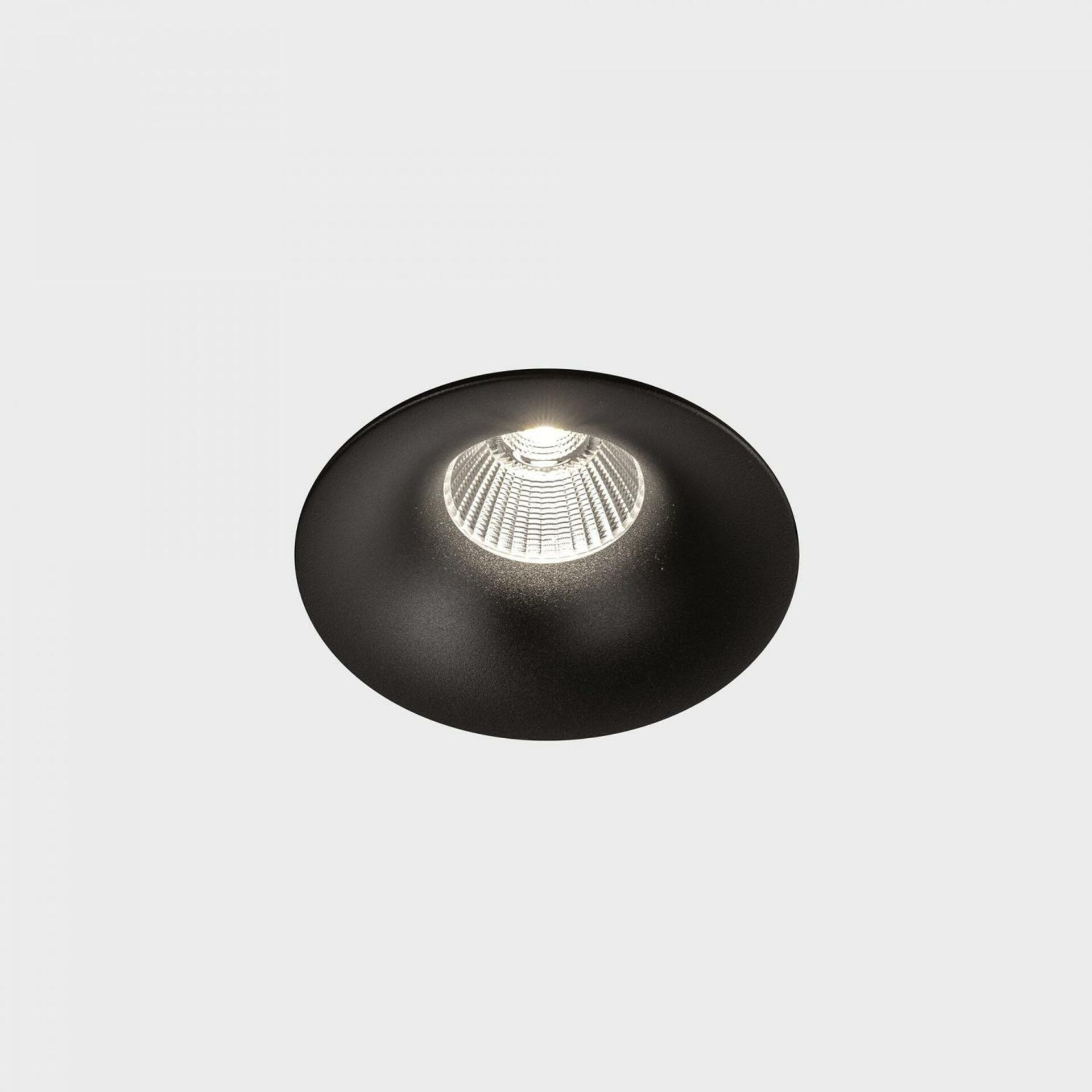 KOHL LIGHTING KOHL-Lighting LUXO zapuštěné svítidlo s rámečkem pr.85 mm černá 38° 8W CRI 80 2700K 1.10V