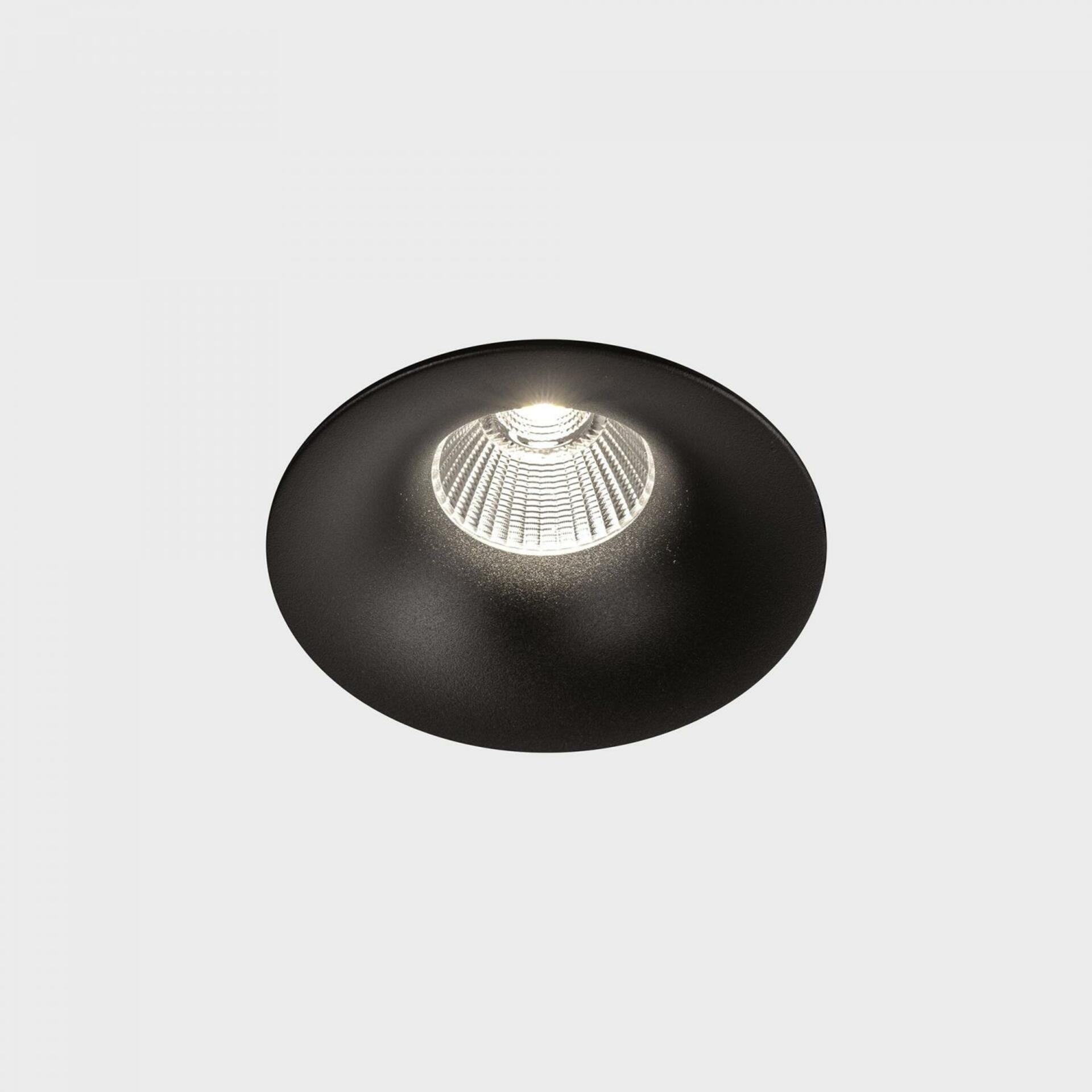 KOHL LIGHTING KOHL-Lighting LUXO zapuštěné svítidlo s rámečkem pr.100 mm černá 38° 12W CRI 80 4000K 1.10V