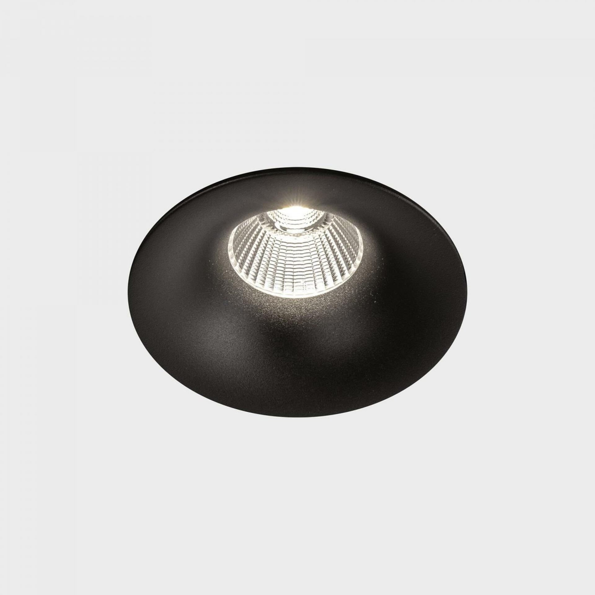 KOHL LIGHTING KOHL-Lighting LUXO zapuštěné svítidlo s rámečkem pr.120 mm černá 38° 20W CRI 80 2700K 1.10V