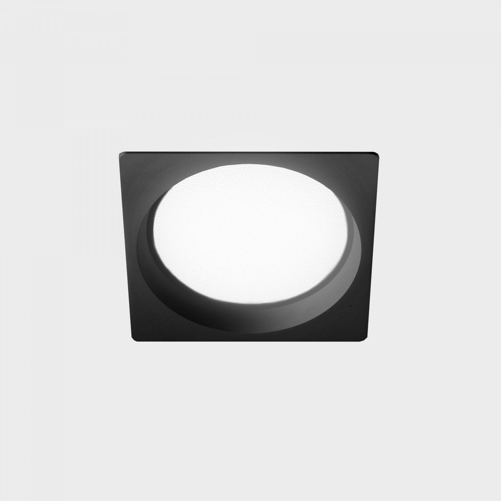 KOHL LIGHTING KOHL-Lighting LIM SQ zapuštěné svítidlo s rámečkem 136x136 mm černá 12 W CRI 80 3000K DALI