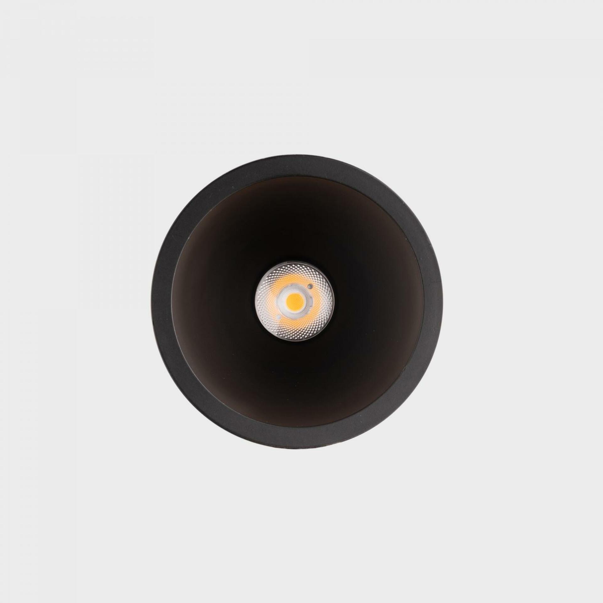 KOHL LIGHTING KOHL-Lighting NOON zapuštěné svítidlo s rámečkem pr.83 mm černá 38° 7 W  CRI 80 2700K 1.10V