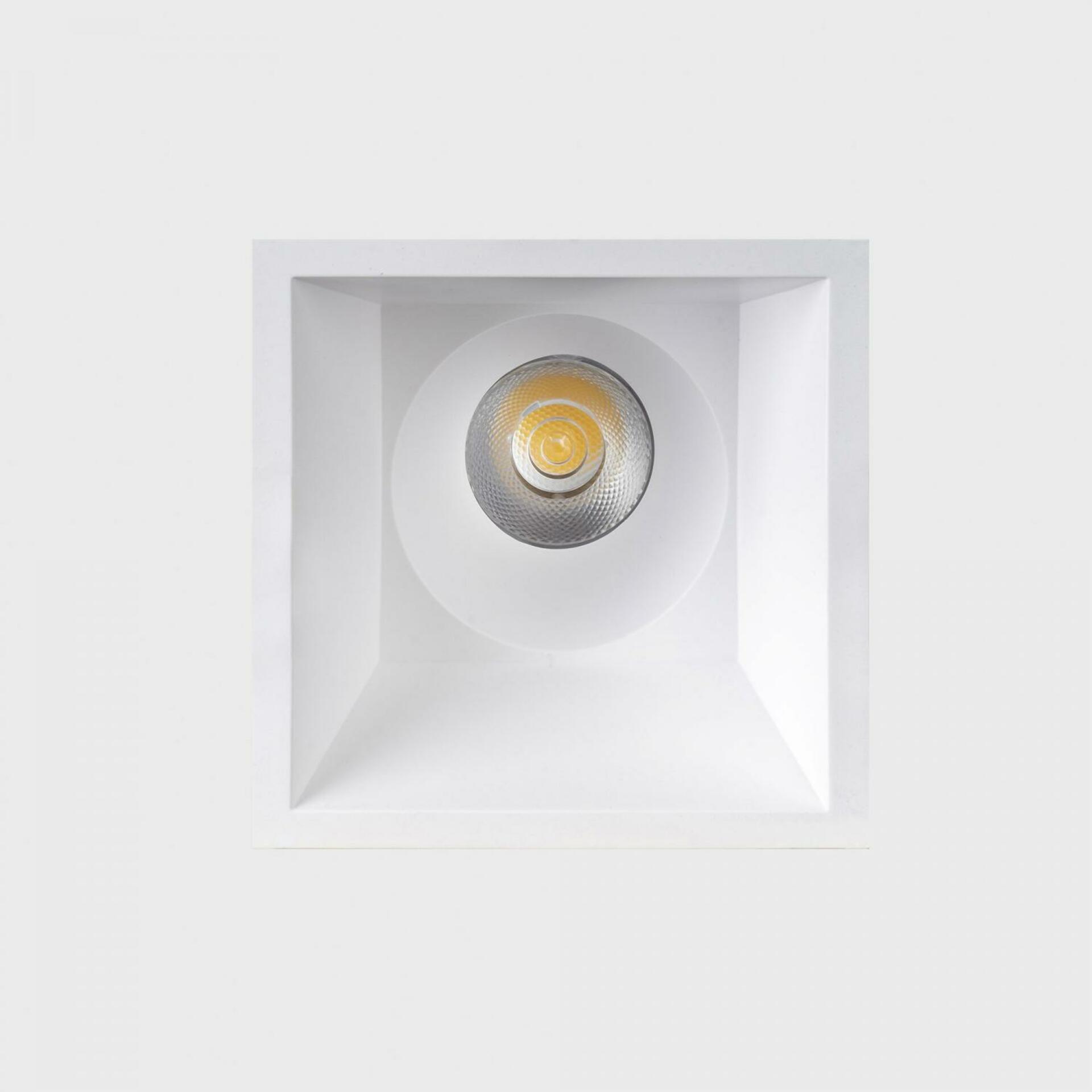 KOHL LIGHTING KOHL-Lighting NOON SQ ASYMETRIC zapuštěné svítidlo s rámečkem 93x93 mm bílá 38° 5 W  CRI 80 3000K Non-Dimm
