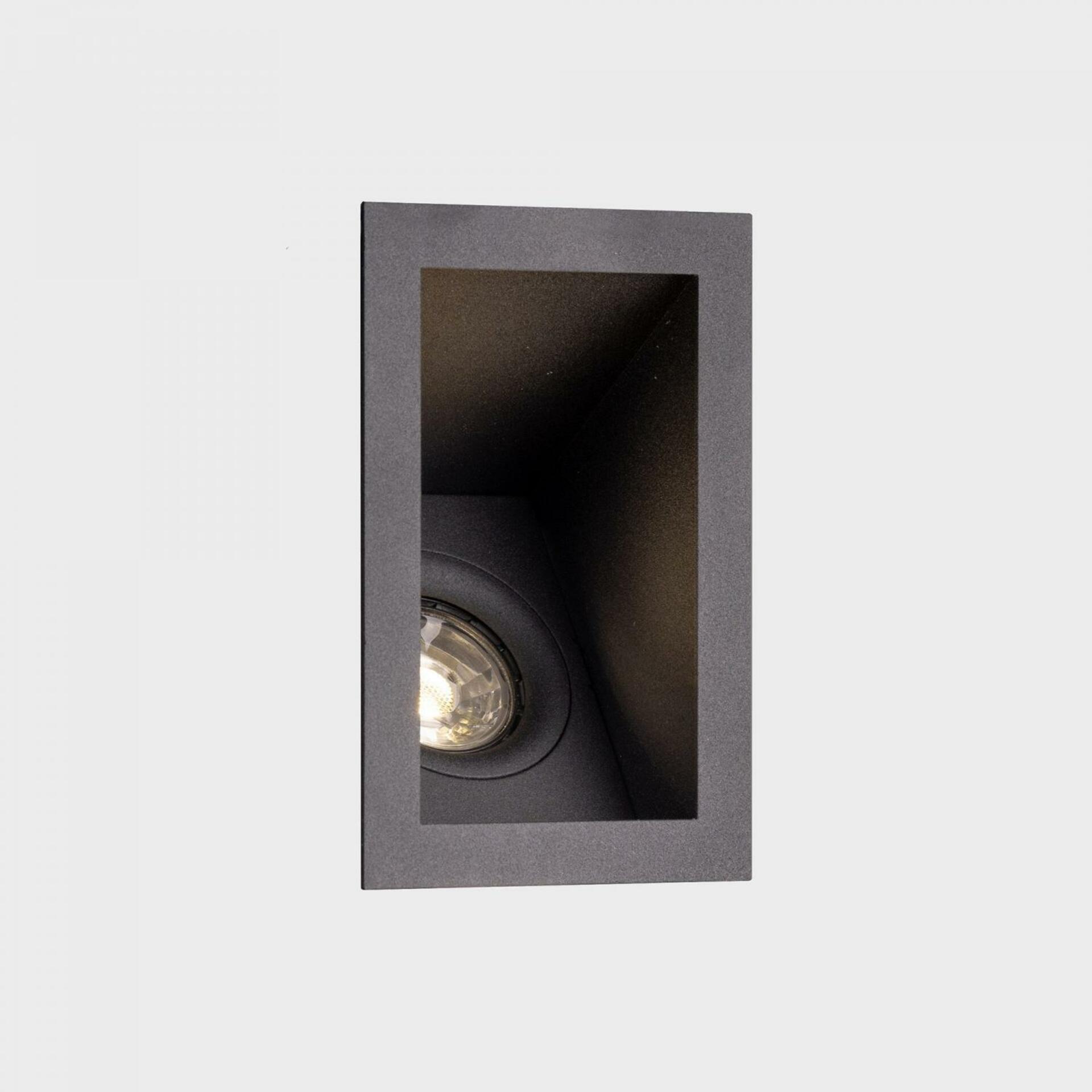 KOHL LIGHTING KOHL-Lighting FOCUS zapuštěné svítidlo do zdi 130x85 mm černá 8 W LED