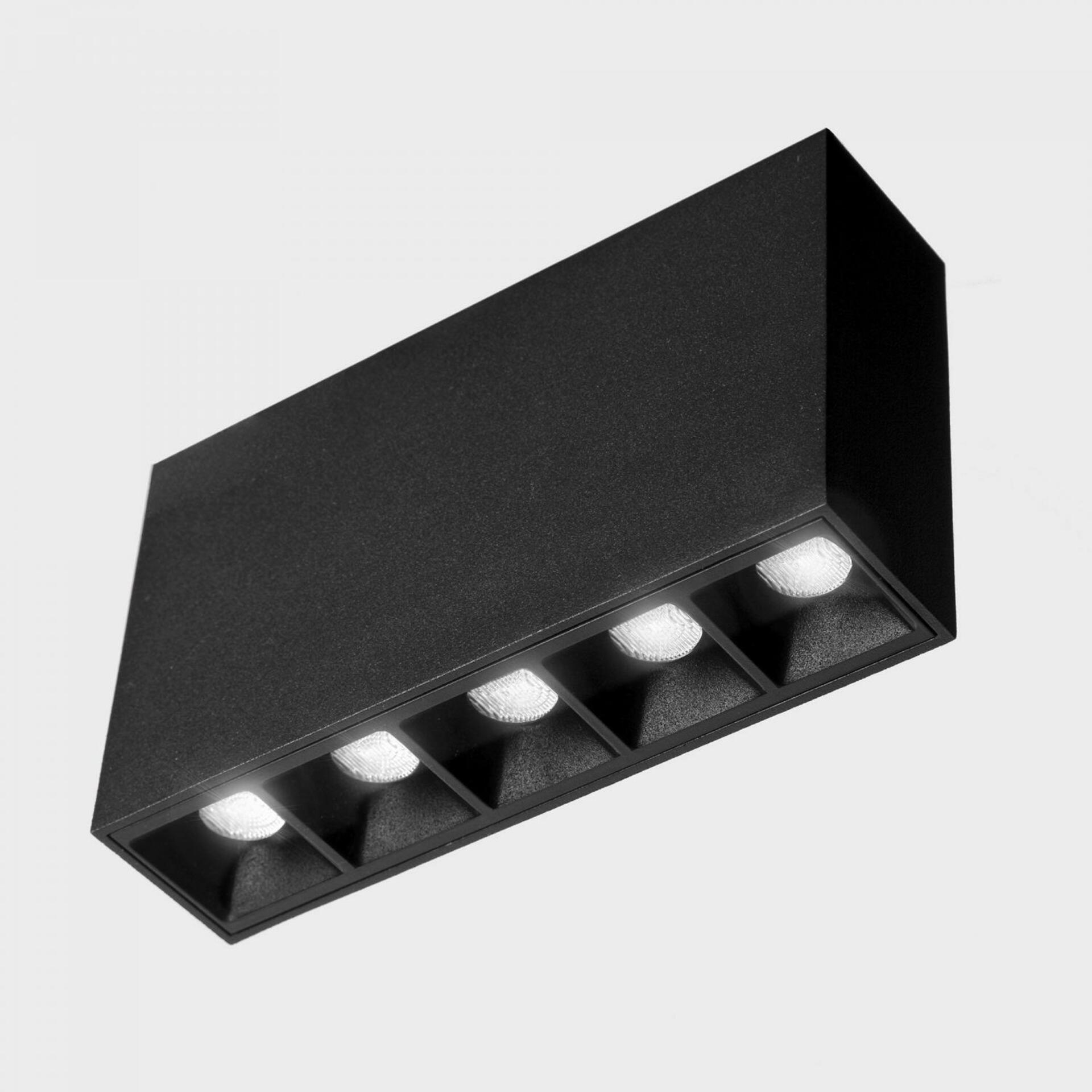 KOHL LIGHTING KOHL-Lighting NSES stropní svítidlo 137x35 mm černá 10 W CRI 90 4000K Non-Dimm