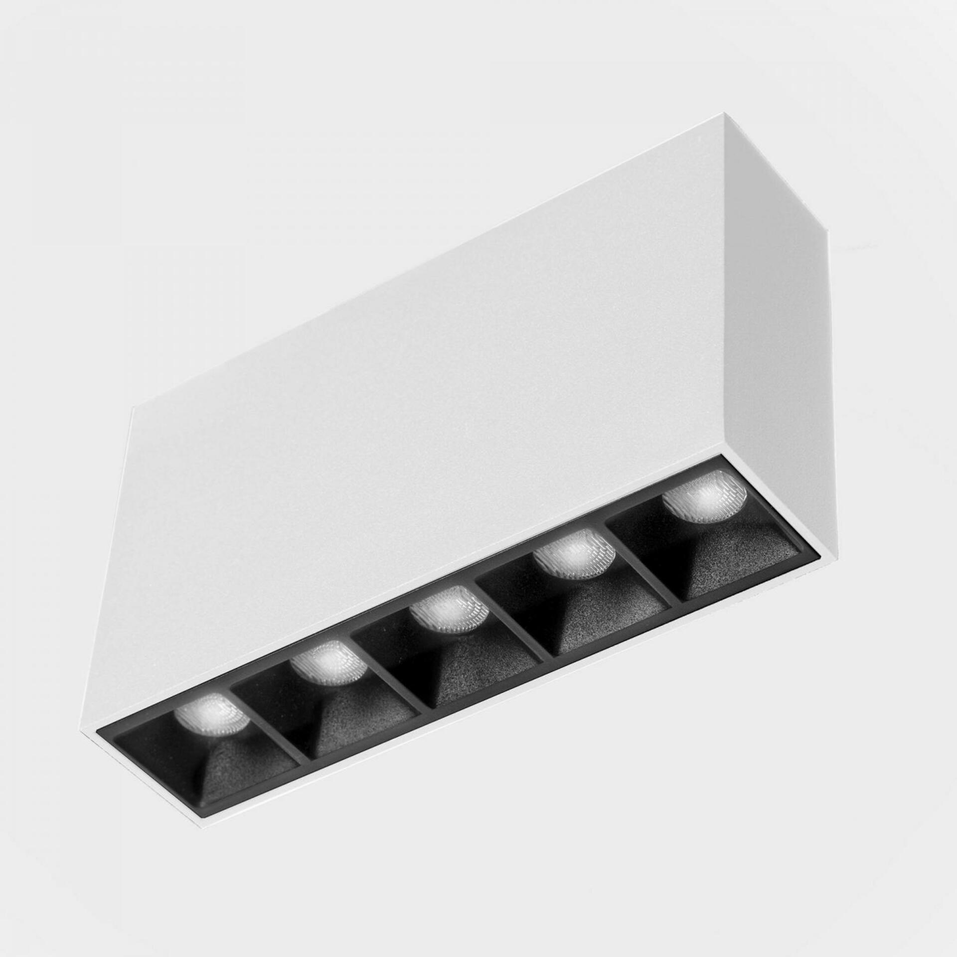 KOHL LIGHTING KOHL-Lighting NSES stropní svítidlo 137x35 mm bílá-černá 10 W CRI 90 2700K Non-Dimm