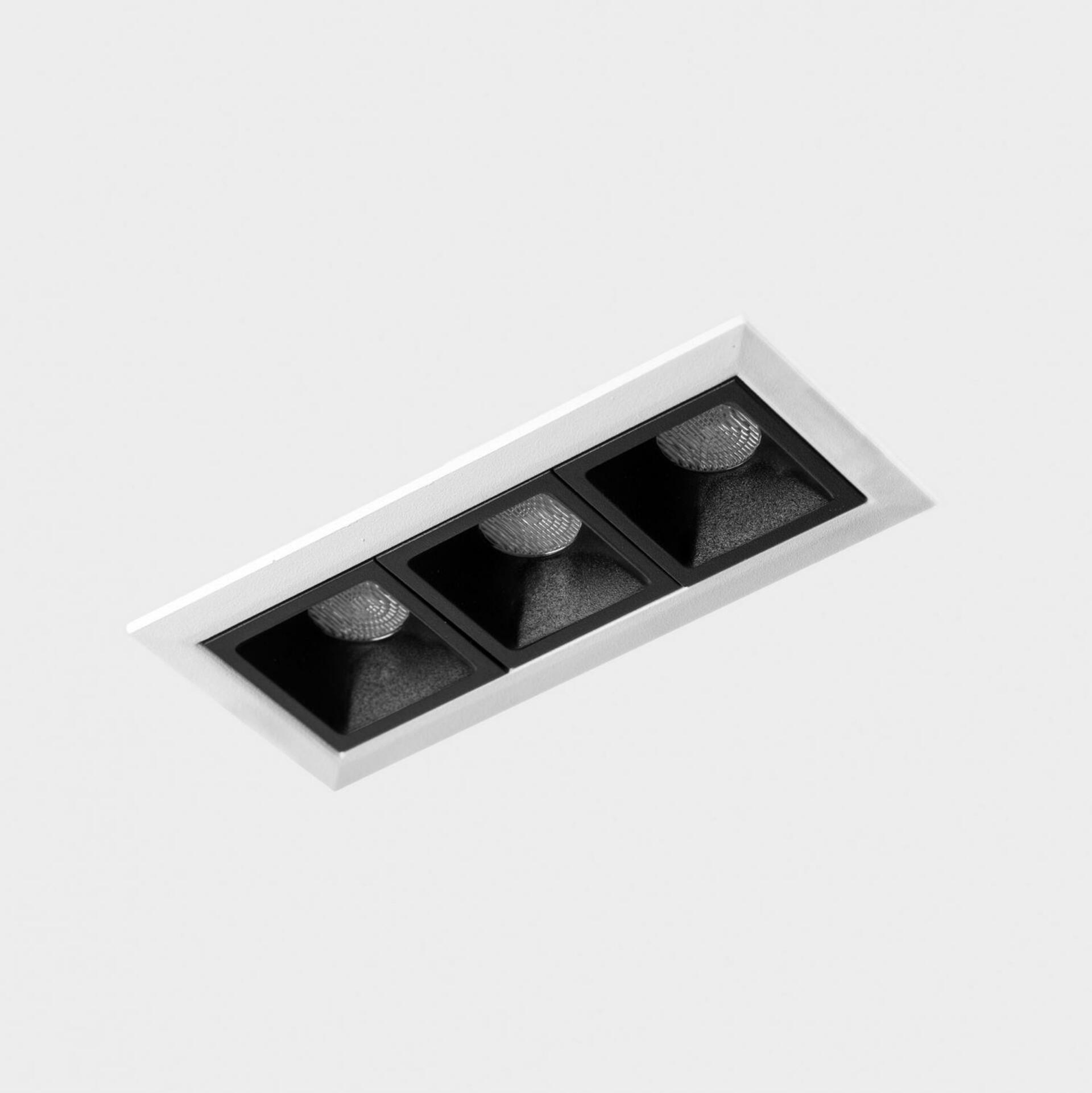KOHL LIGHTING KOHL-Lighting NSES zapuštěné svítidlo s rámečkem 105x45 mm bílá-černá 6 W CRI 90 2700K DALI