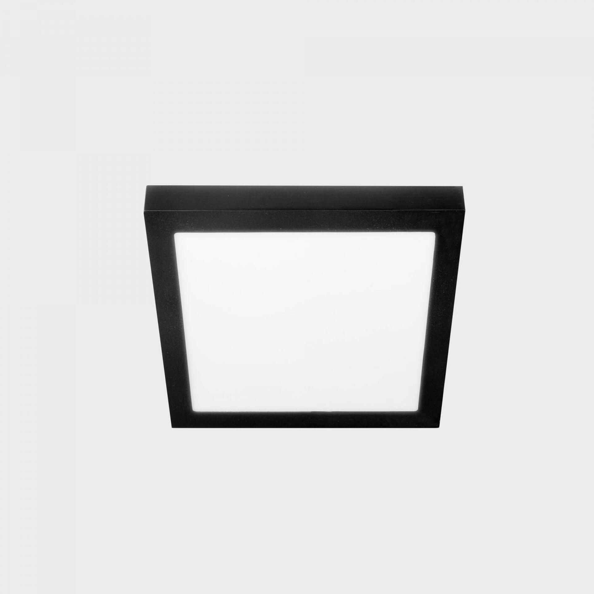 KOHL LIGHTING KOHL-Lighting DISC SLIM SQ stropní svítidlo 90x90 mm černá 6 W CRI 80 3000K Non-Dimm