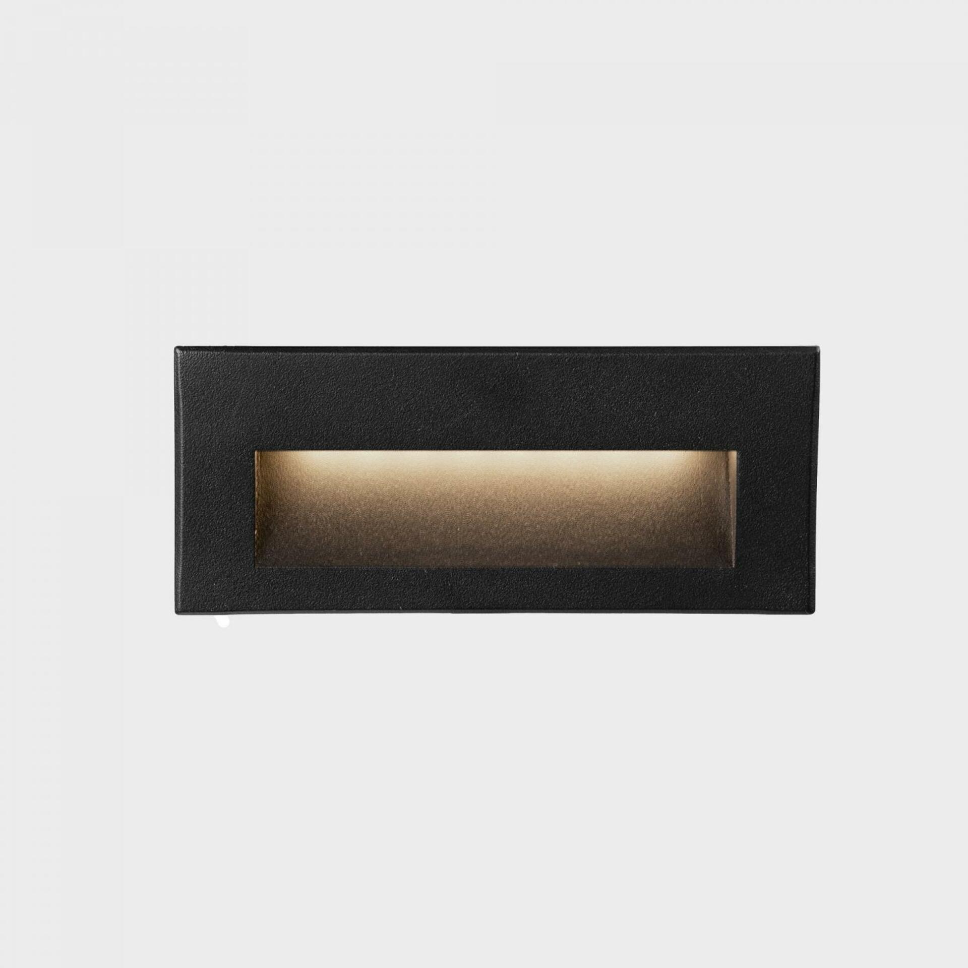 KOHL LIGHTING KOHL-Lighting MAILBOX zapuštěné svítidlo do zdi 137x82 mm černá 4 W CRI 80 3000K Non-Dimm