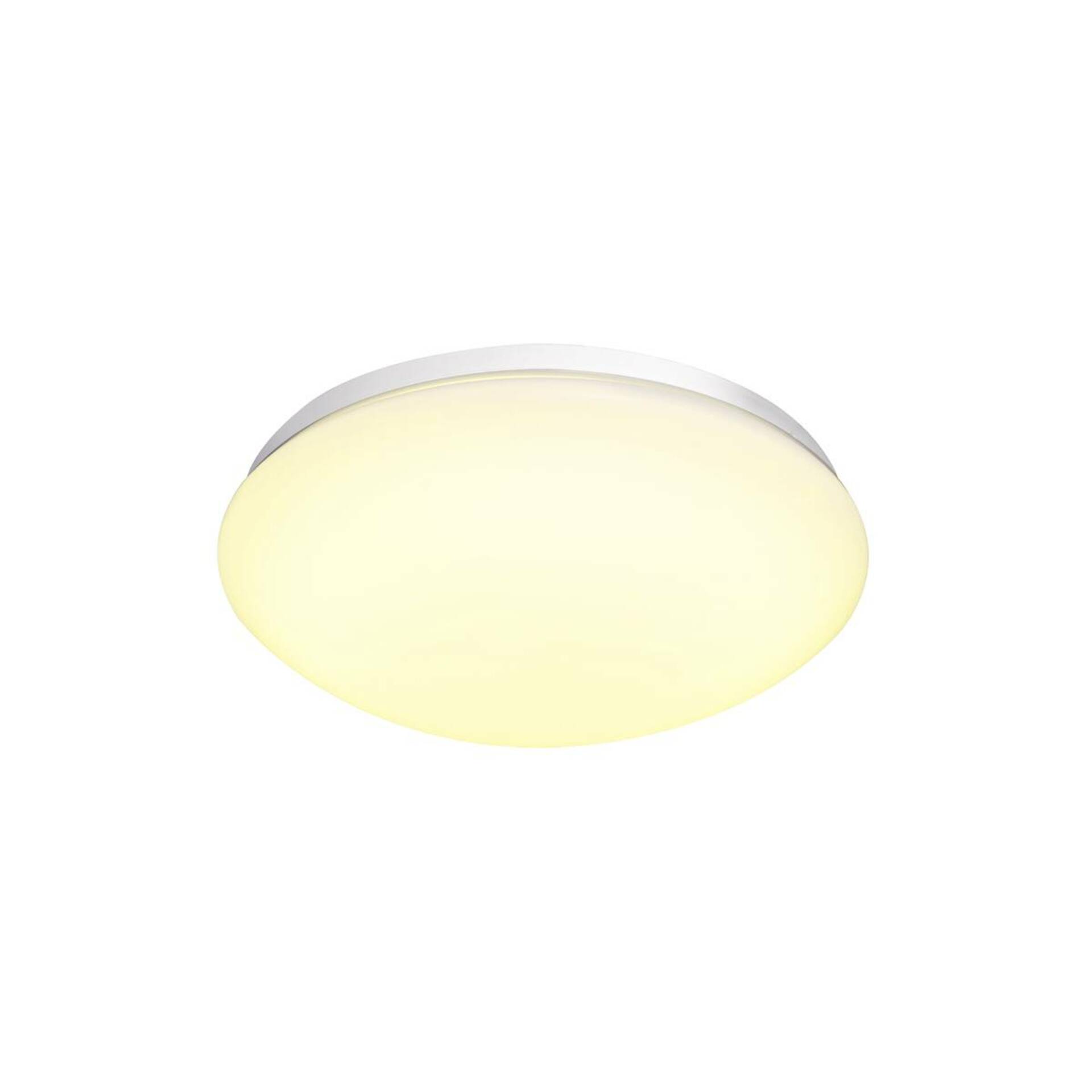 SLV BIG WHITE LIPSY 30 Dome LED, venkovní nástěnné a stropní nástavbové svítidlo, bílá, IP44, 3000/4000K 1002020