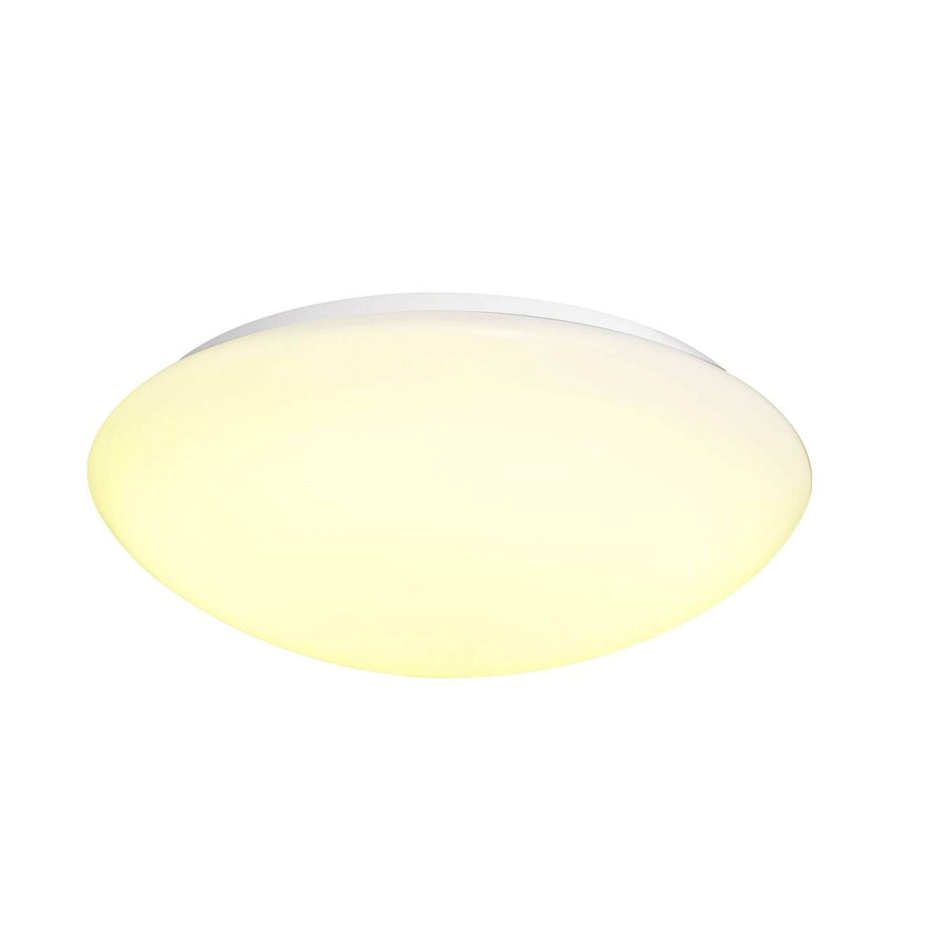 SLV BIG WHITE LIPSY 50 Dome LED, venkovní nástěnné a stropní nástavbové svítidlo, bílá, IP44, 3000/4000K 1002022