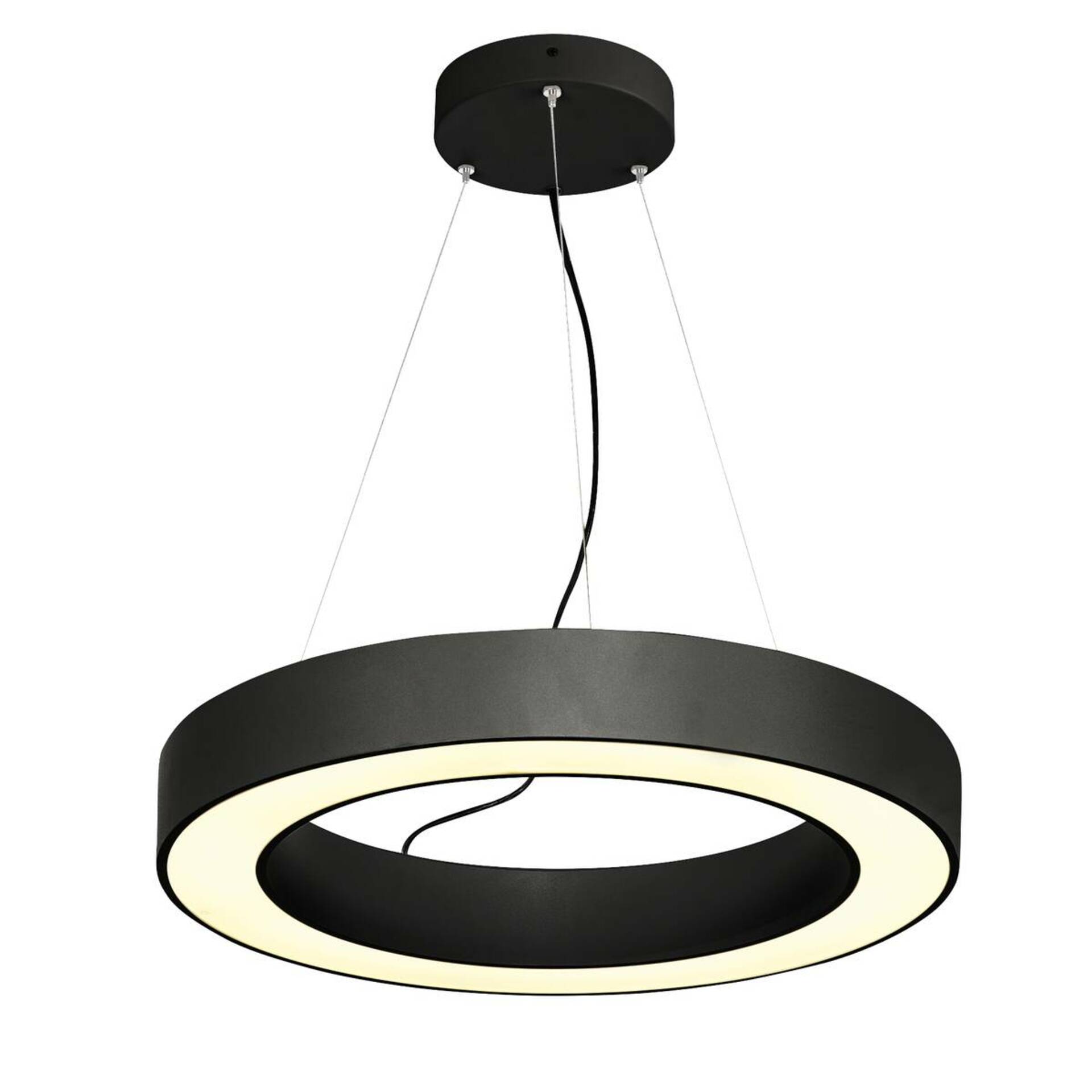 Levně SLV BIG WHITE MEDO RING 60 DALI Indoor, závěsné LED svítidlo, černé, 3000K 1002890