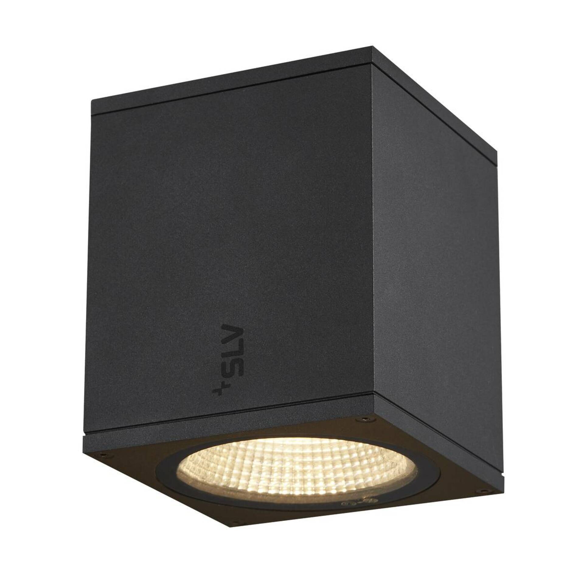 SLV BIG WHITE ENOLA SQUARE M Outdoor, stropní LED svítidlo, antracitové 1003421