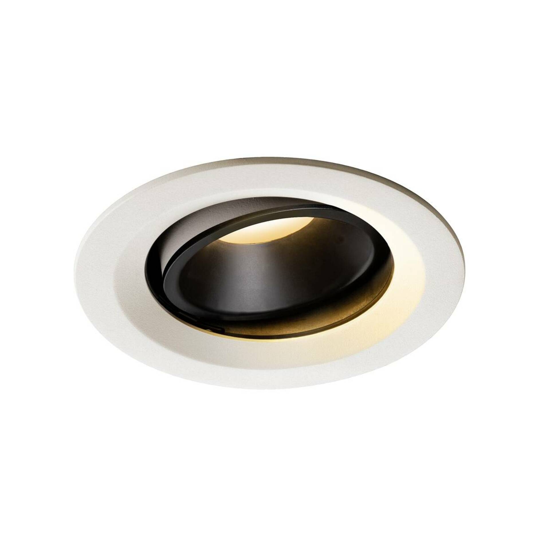 SLV BIG WHITE NUMINOS MOVE DL M vnitřní LED zápustné stropní svítidlo bílá/černá 2700 K 20° otočné a výkyvné 1003565