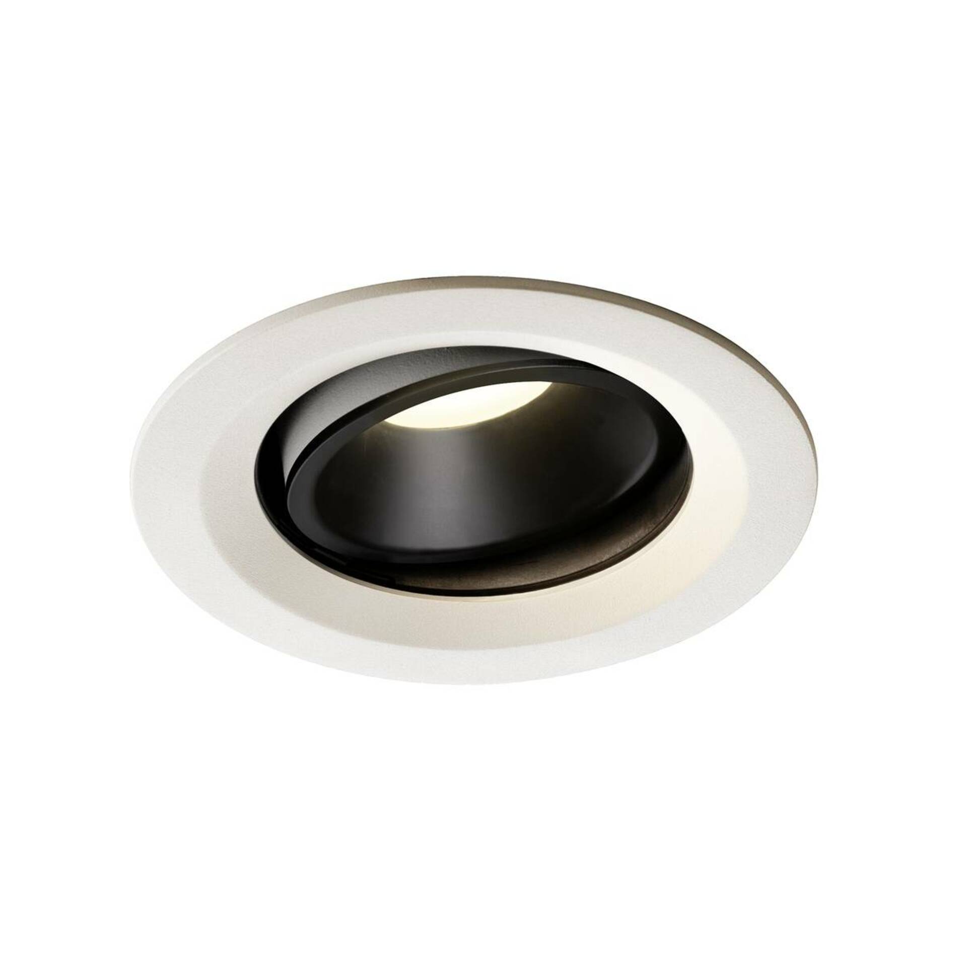 SLV BIG WHITE NUMINOS MOVE DL M vnitřní LED zápustné stropní svítidlo bílá/černá 4000 K 40° otočné a výkyvné 1003616