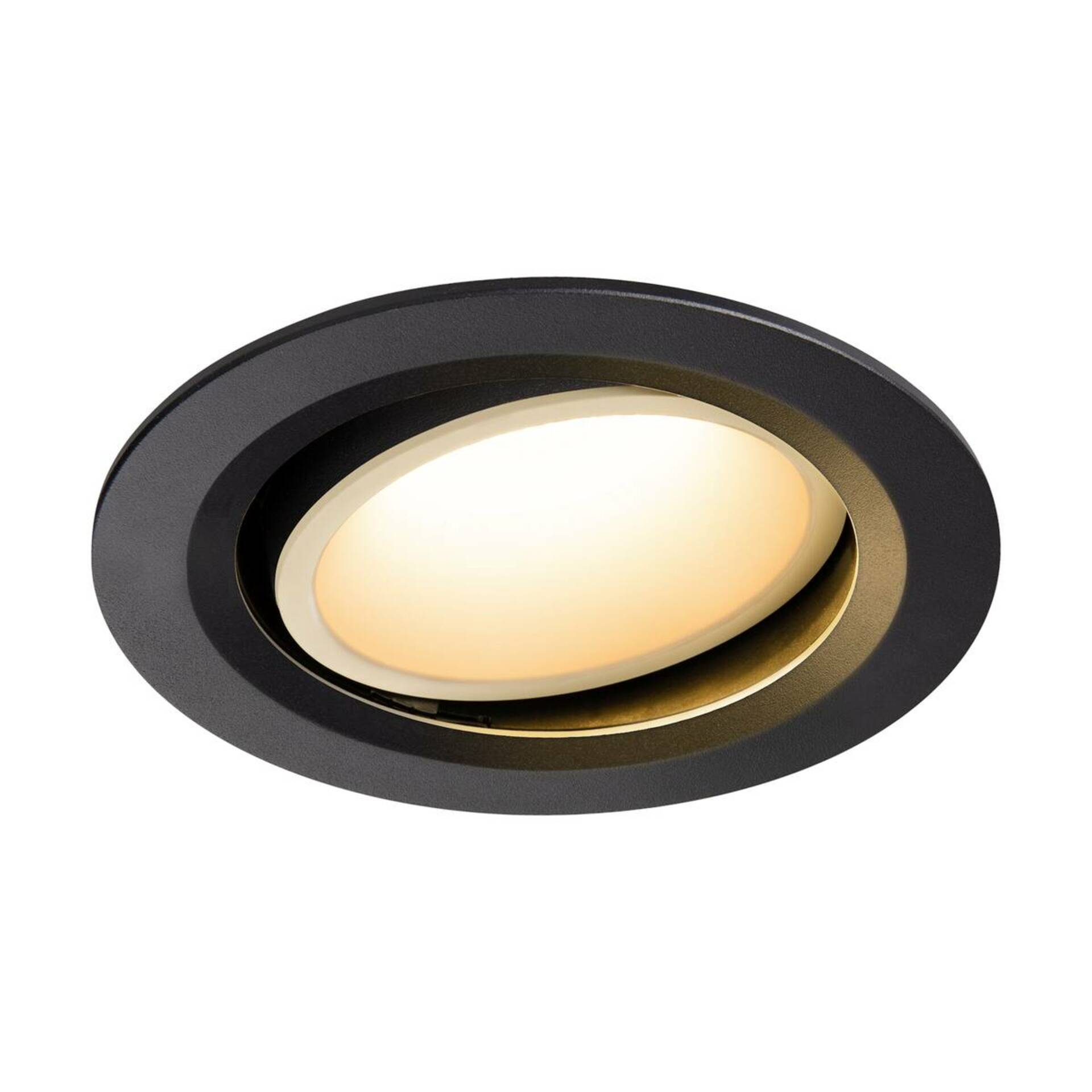 SLV BIG WHITE NUMINOS MOVE DL L vnitřní LED zápustné stropní svítidlo černá/bílá 2700 K 40° otočné a výkyvné 1003629