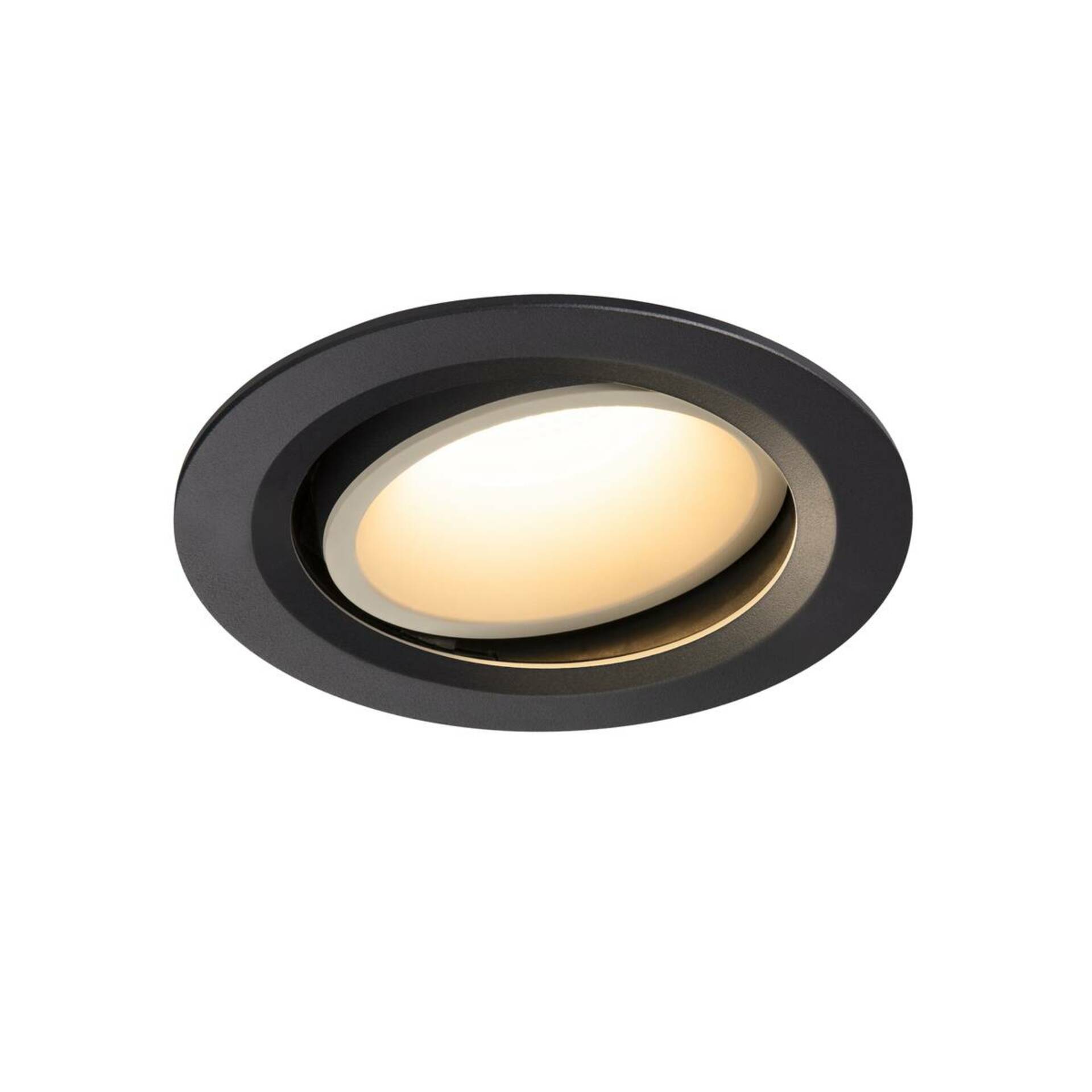 SLV BIG WHITE NUMINOS MOVE DL L vnitřní LED zápustné stropní svítidlo černá/bílá 3000 K 55° otočné a výkyvné 1003656