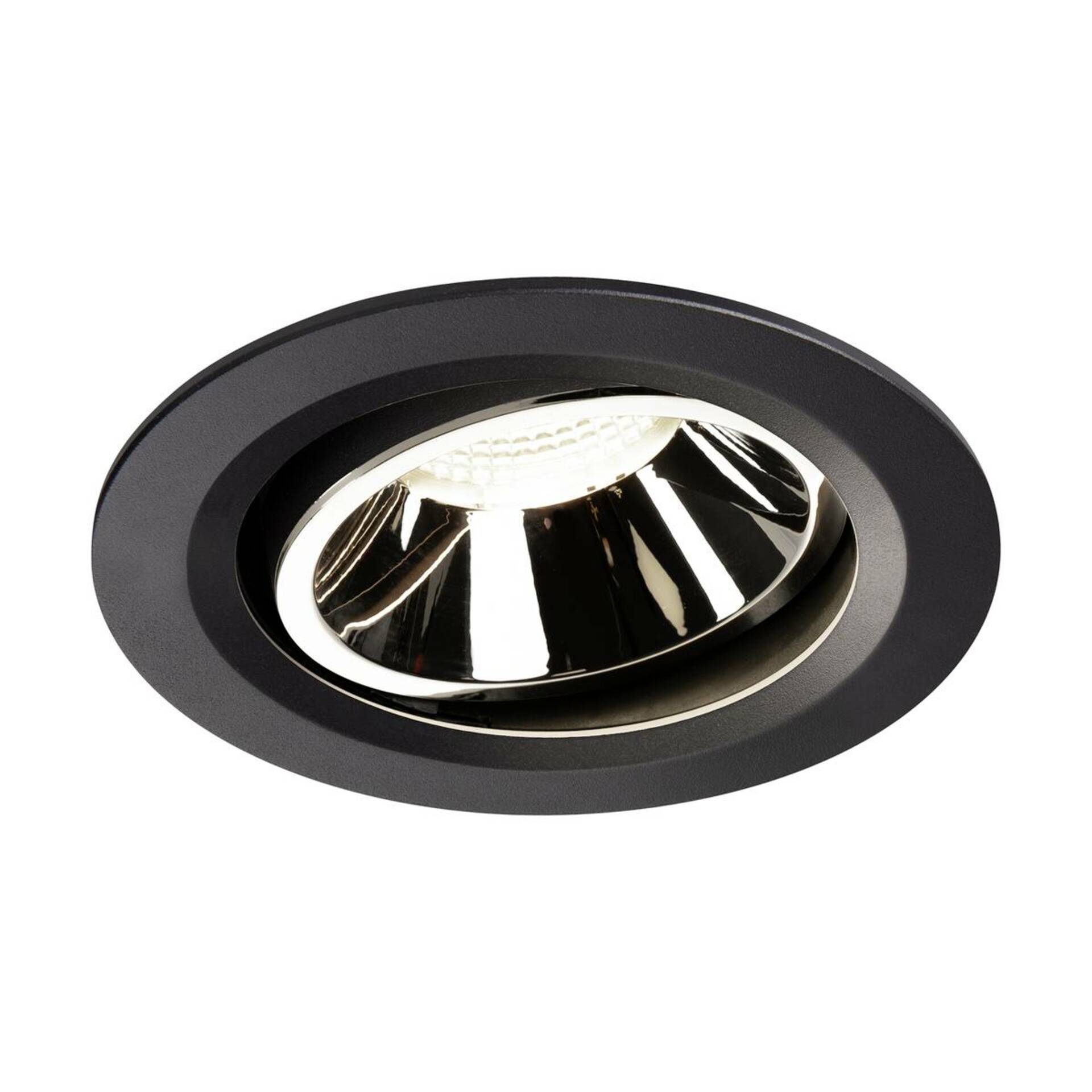 SLV BIG WHITE NUMINOS MOVE DL L vnitřní LED zápustné stropní svítidlo černá/chrom 4000 K 20° otočné a výkyvné 1003675