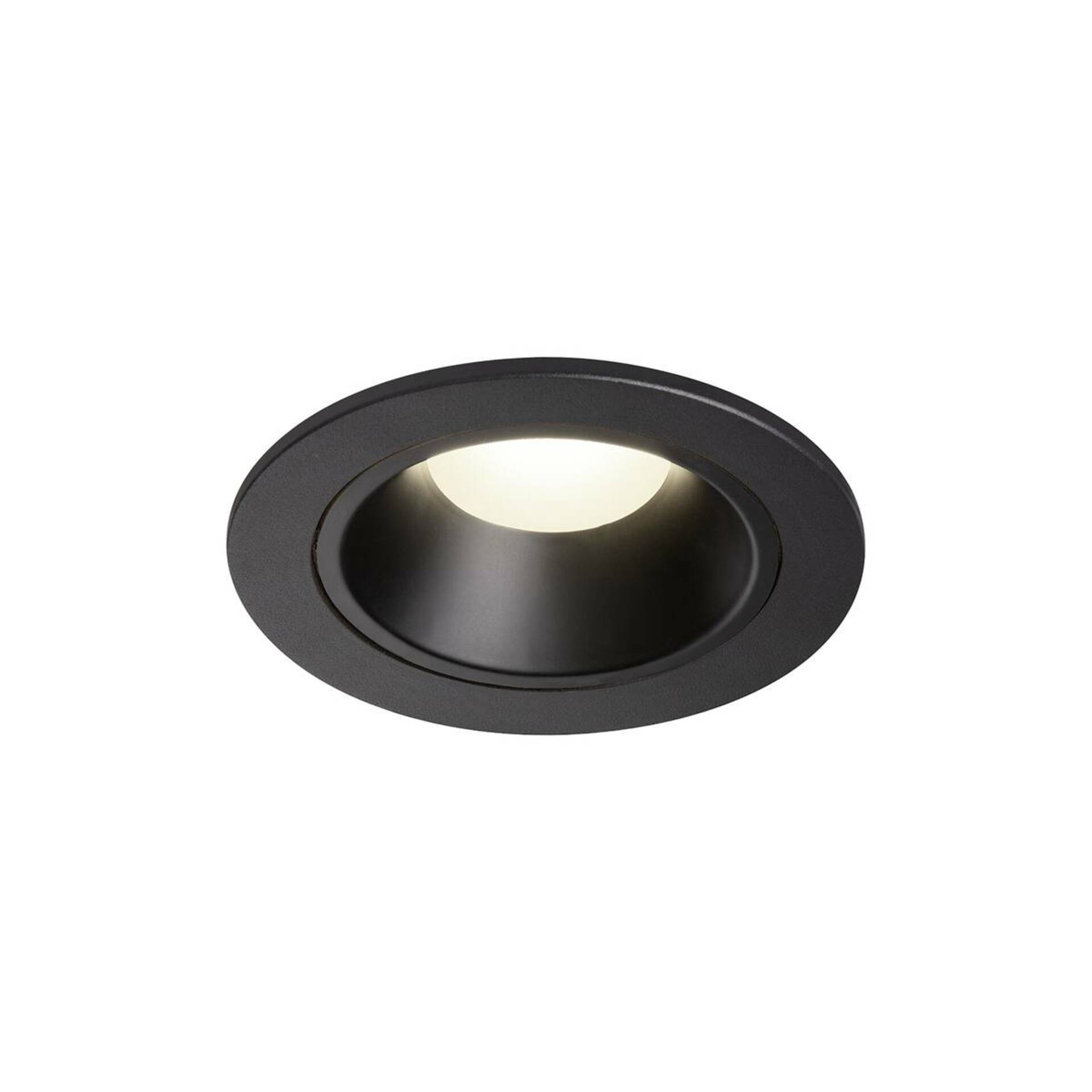 SLV BIG WHITE NUMINOS DL S vnitřní LED zápustné stropní svítidlo černá/černá 4000 K 20° včetně listových pružin 1003817