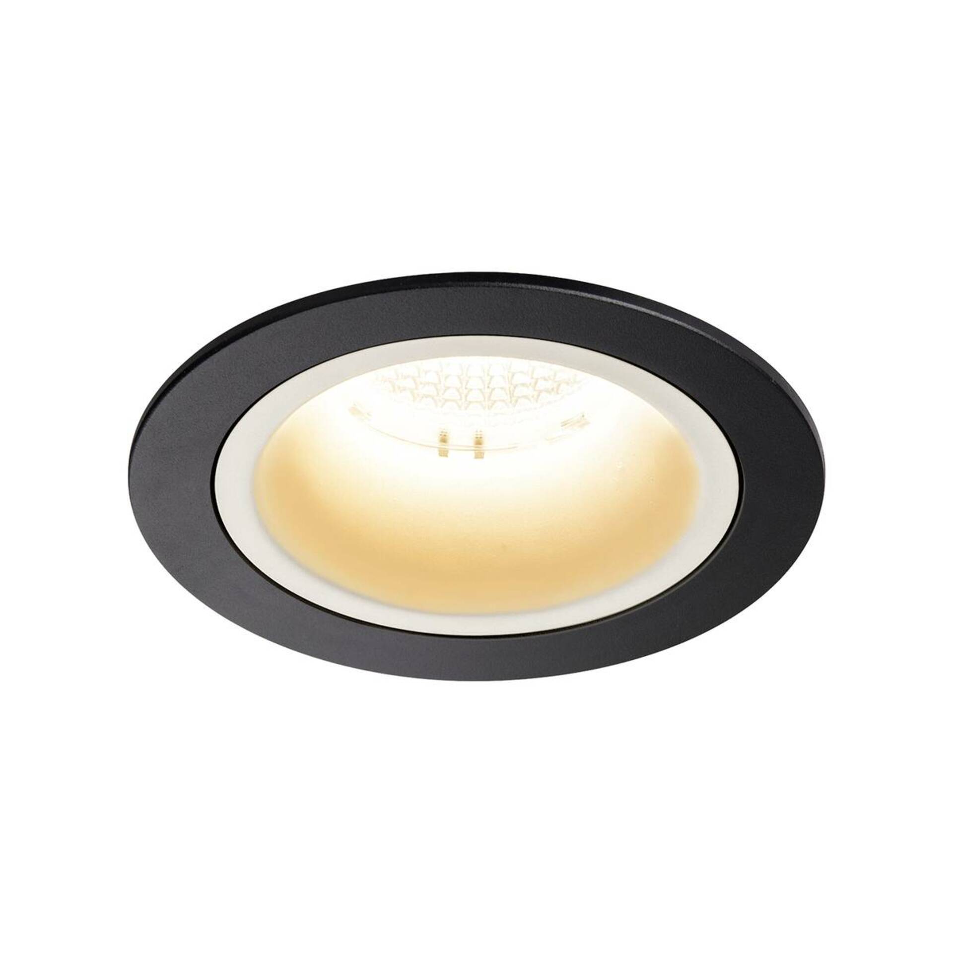 SLV BIG WHITE NUMINOS DL M vnitřní LED zápustné stropní svítidlo černá/bílá 2700 K 40° včetně listových pružin 1003845