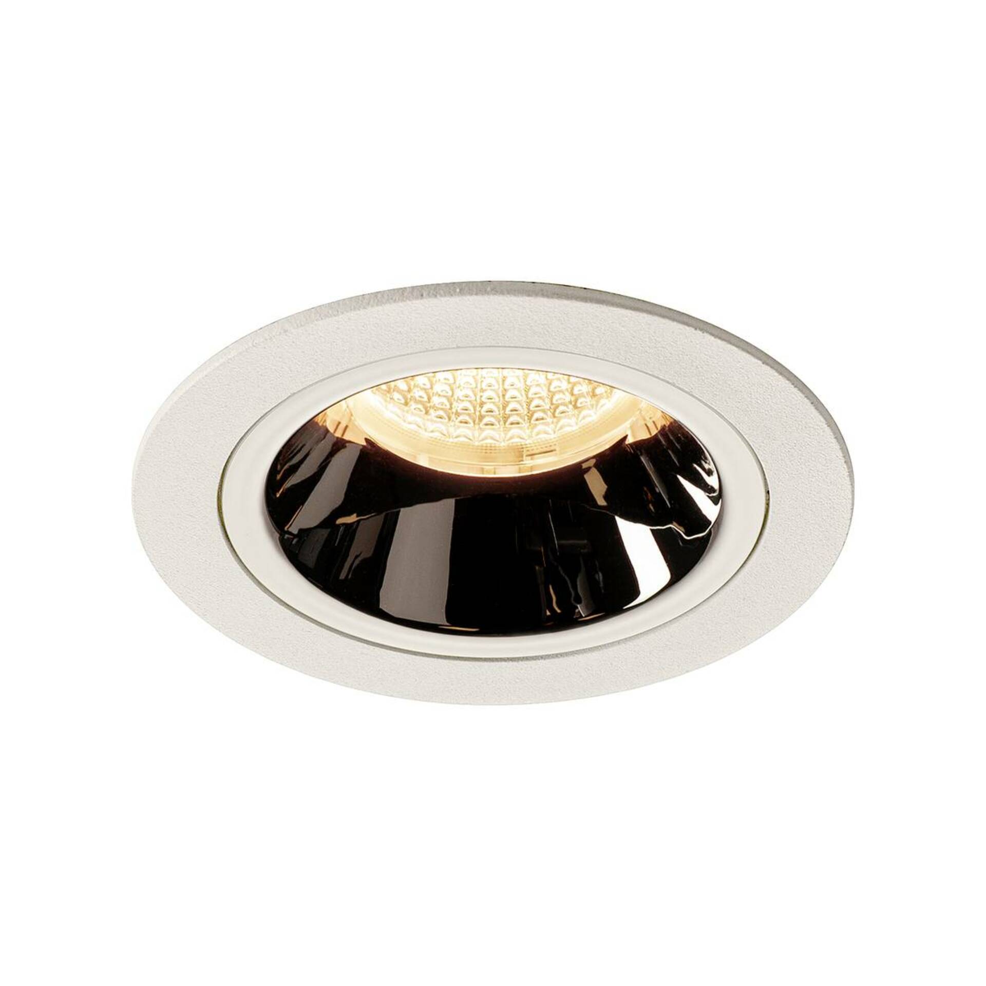 SLV BIG WHITE NUMINOS DL M vnitřní LED zápustné stropní svítidlo bílá/chrom 2700 K 20° včetně listových pružin 1003855