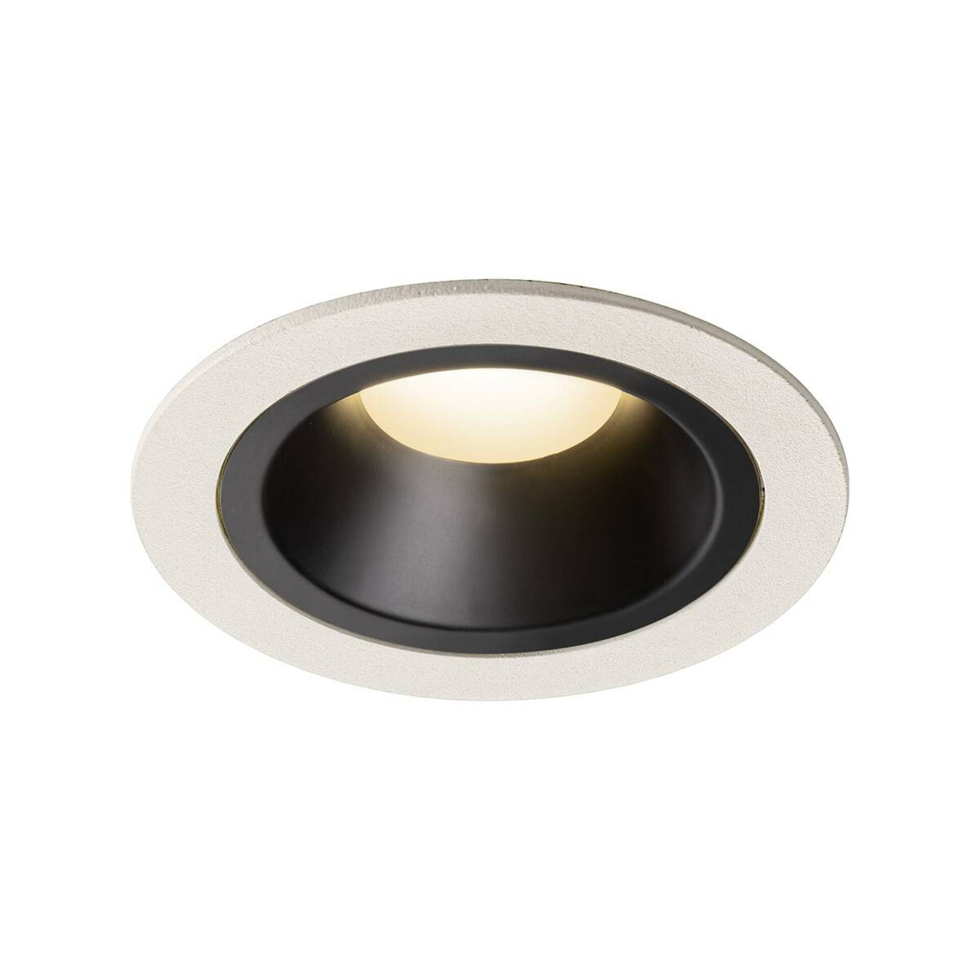 SLV BIG WHITE NUMINOS DL M vnitřní LED zápustné stropní svítidlo bílá/černá 3000 K 40° včetně listových pružin 1003880