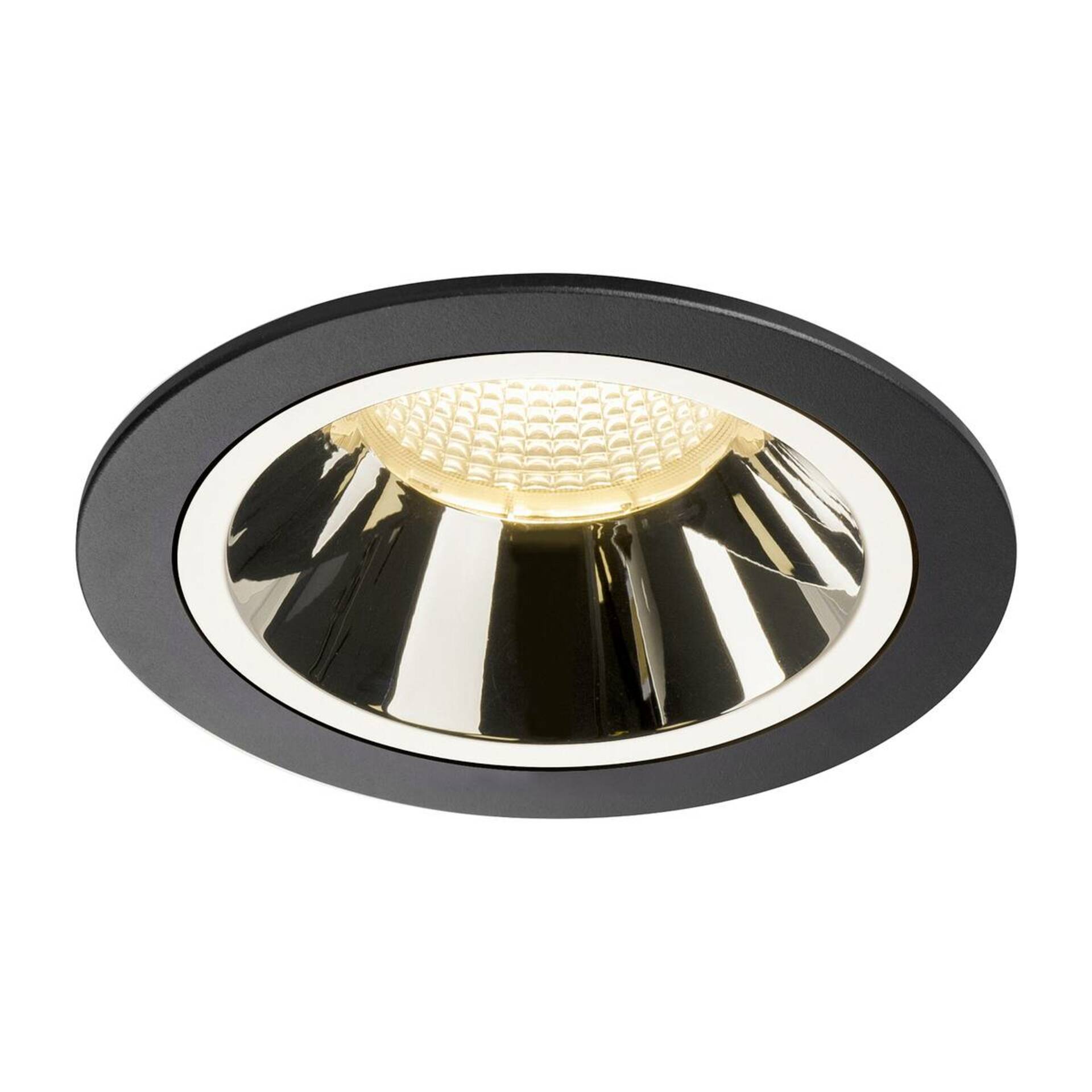 SLV BIG WHITE NUMINOS DL L vnitřní LED zápustné stropní svítidlo černá/chrom 3000 K 20° 1003939
