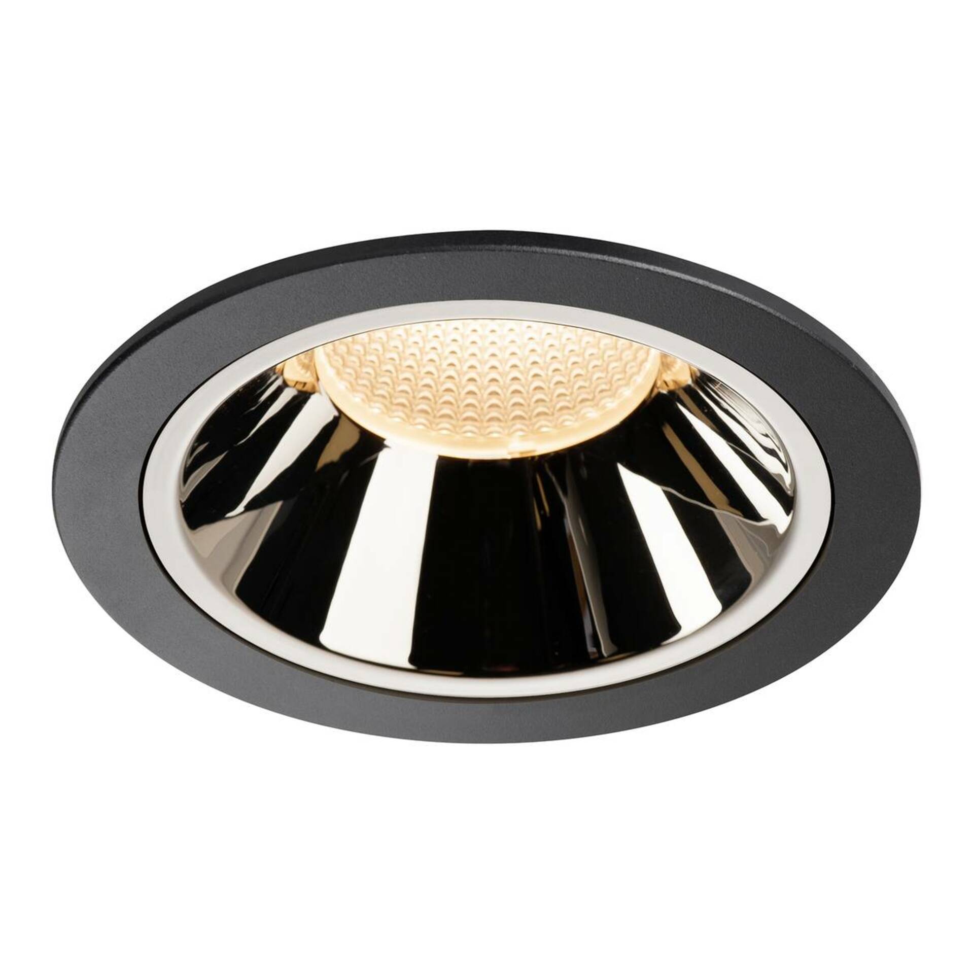 SLV BIG WHITE NUMINOS DL XL vnitřní LED zápustné stropní svítidlo černá/chrom 2700 K 40° 1003990