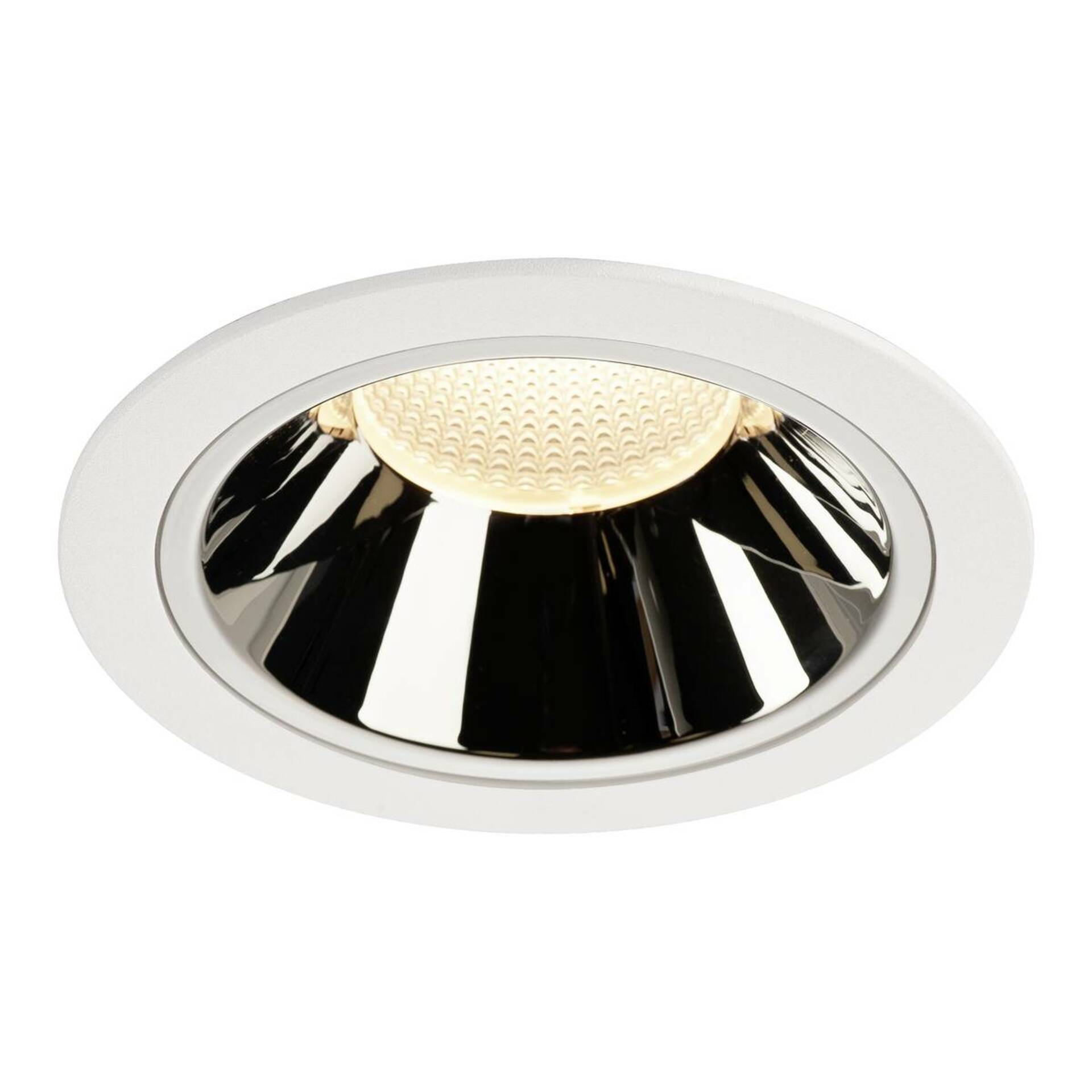 SLV BIG WHITE NUMINOS DL XL vnitřní LED zápustné stropní svítidlo bílá/chrom 3000 K 20° 1004023