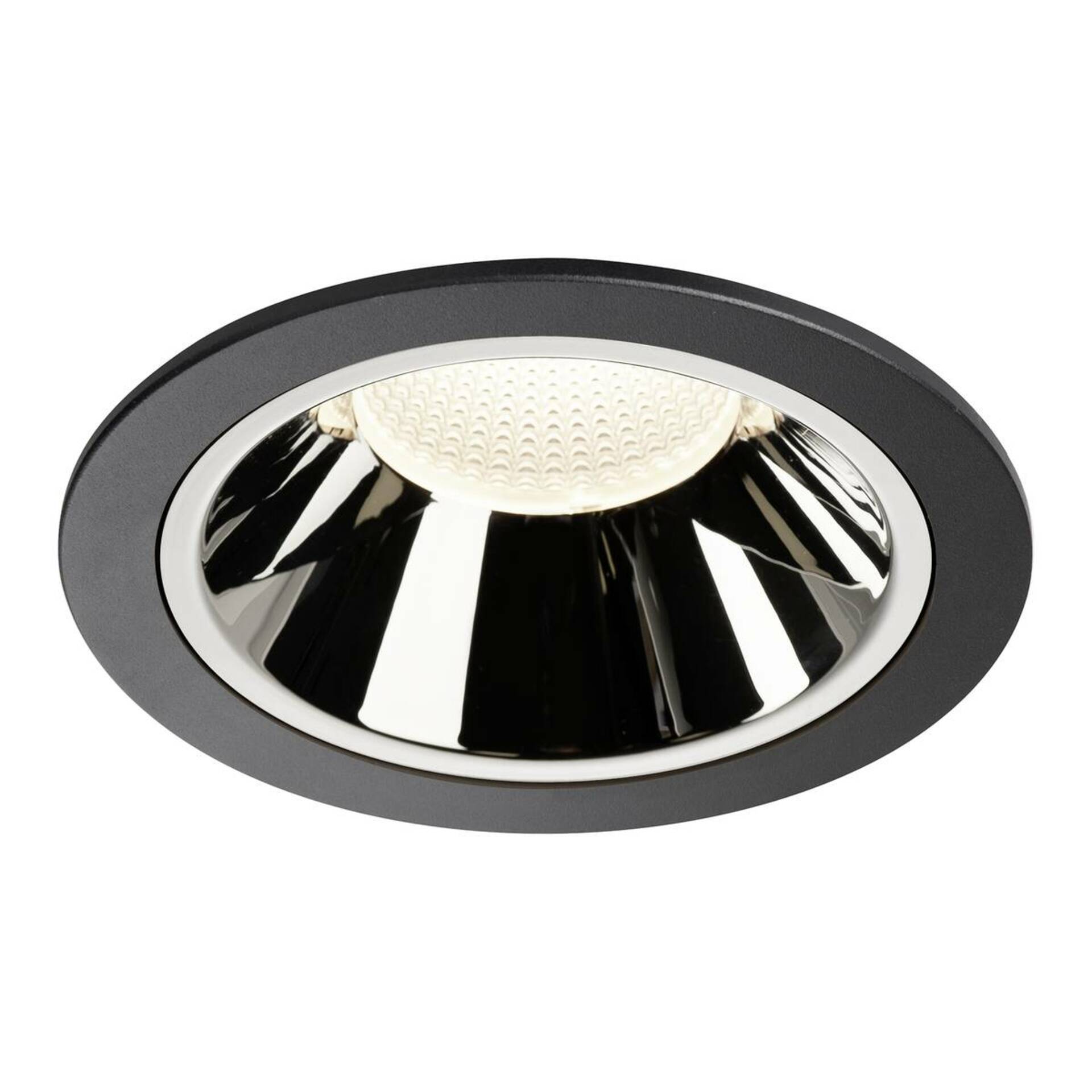 SLV BIG WHITE NUMINOS DL XL vnitřní LED zápustné stropní svítidlo černá/chrom 4000 K 20° 1004035