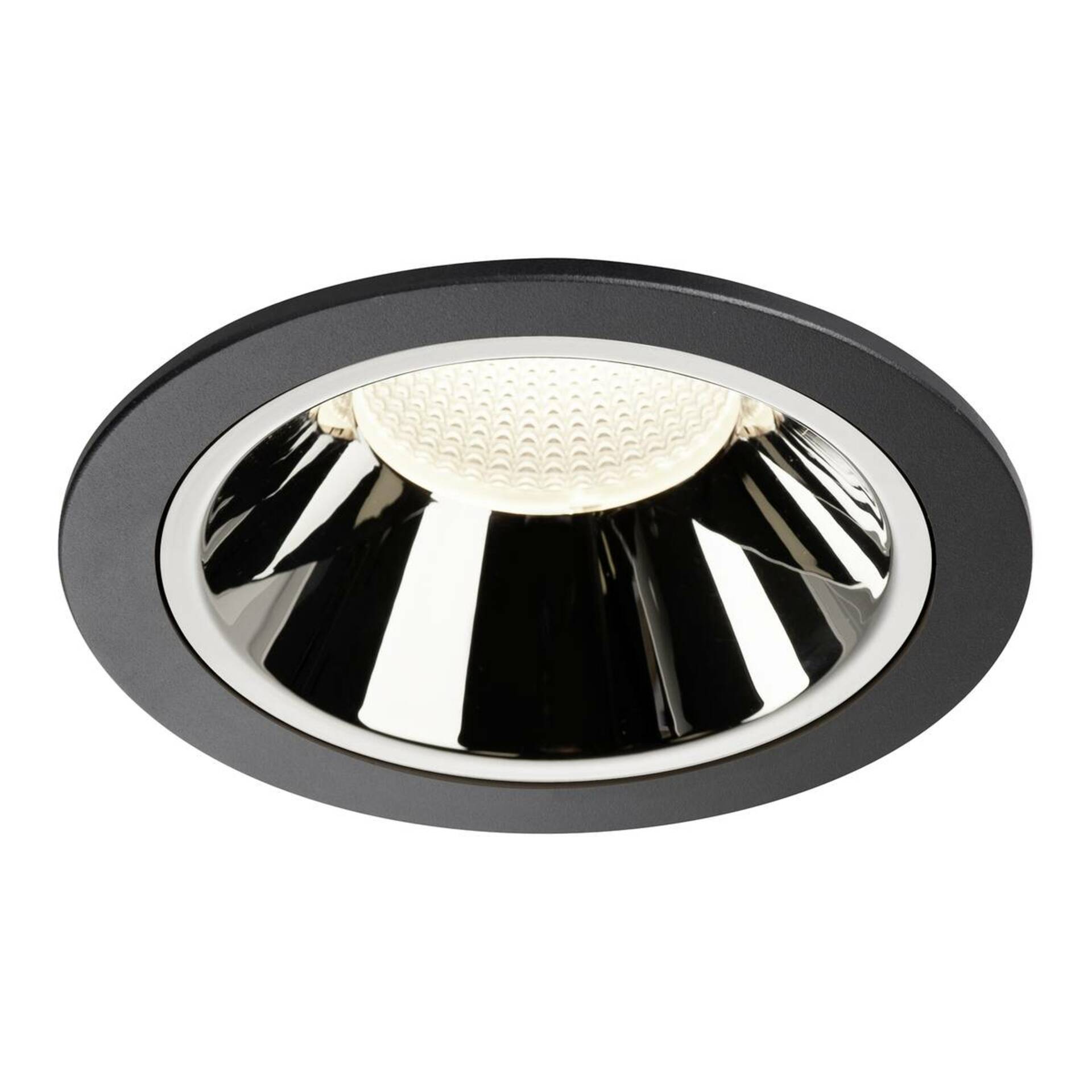 SLV BIG WHITE NUMINOS DL XL vnitřní LED zápustné stropní svítidlo černá/chrom 4000 K 40° 1004038