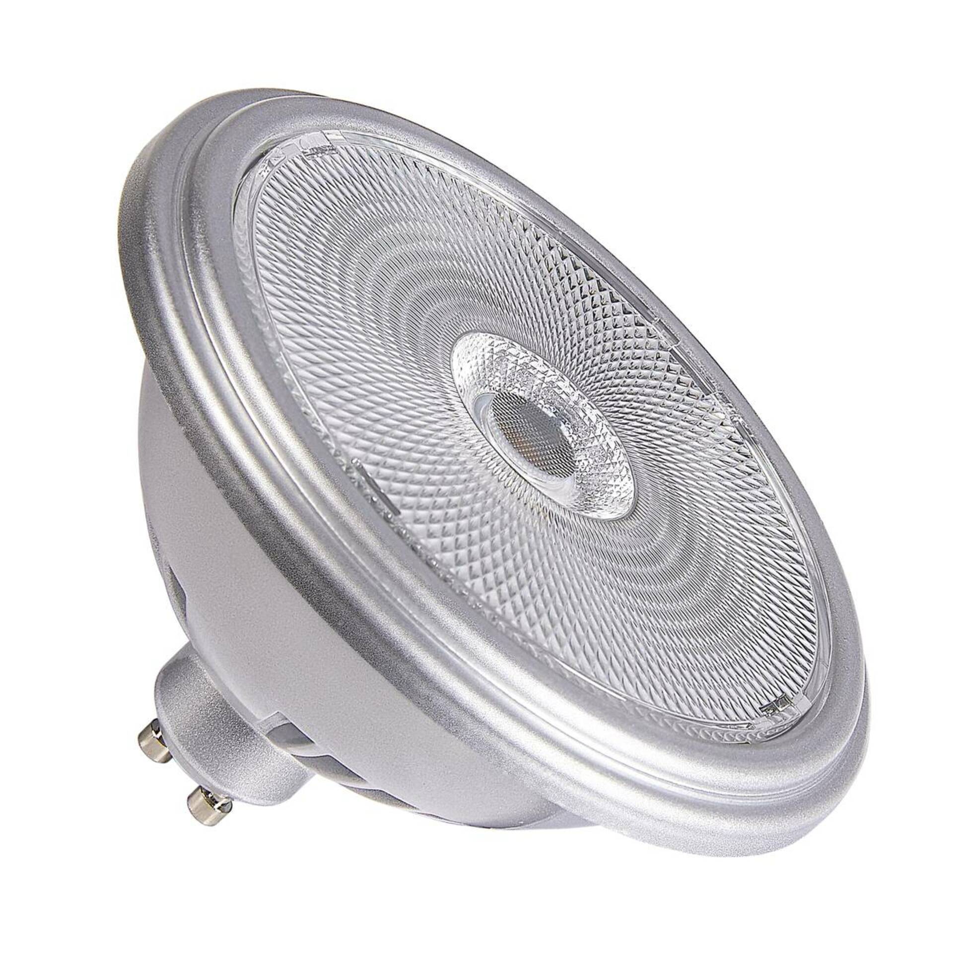 SLV BIG WHITE QPAR111 GU10 LED světelný zdroj stříbrný 12,5 W 2700 K CRI 90 60° 1005277