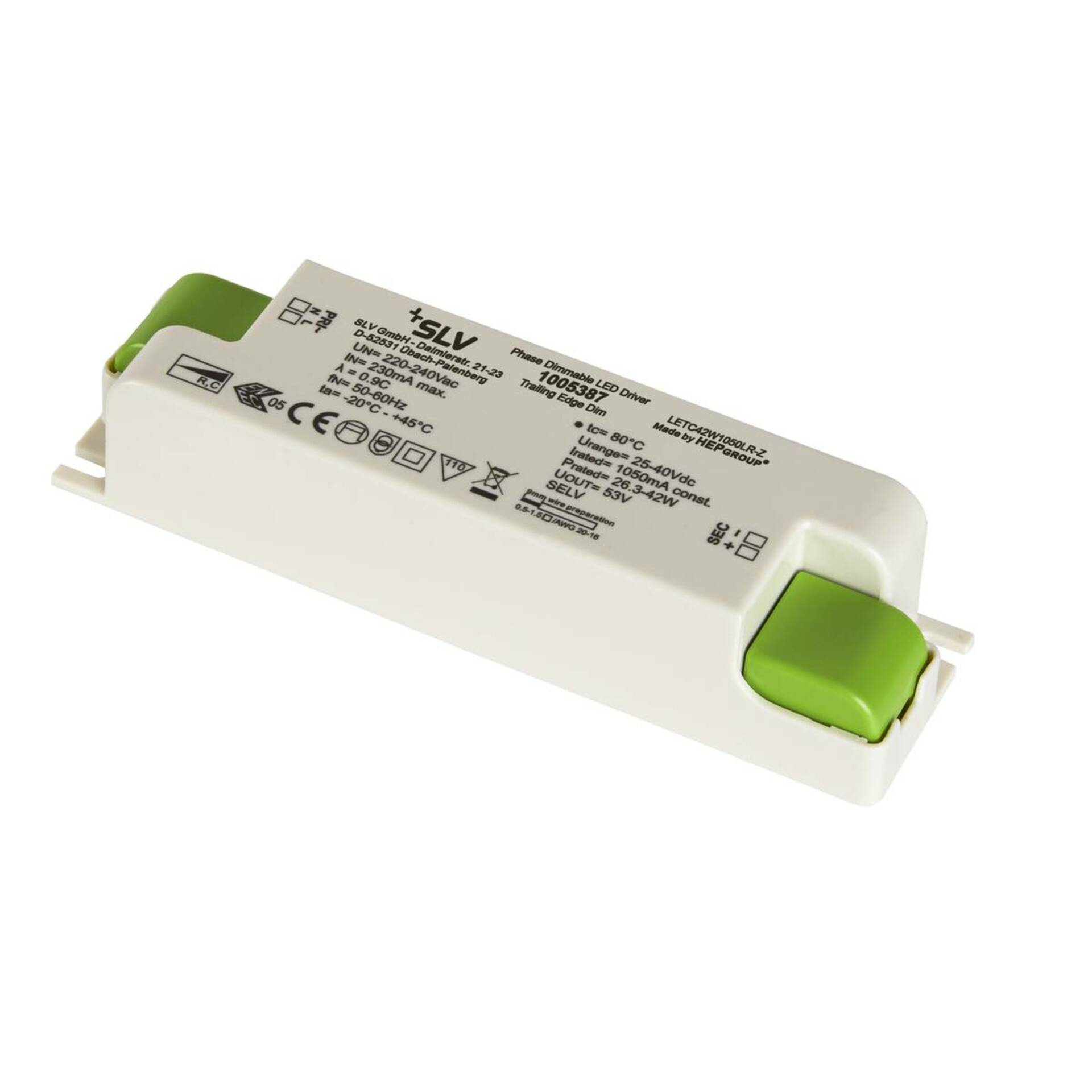 SLV BIG WHITE LED driver 40 W 1000 mA PHASE 1005387