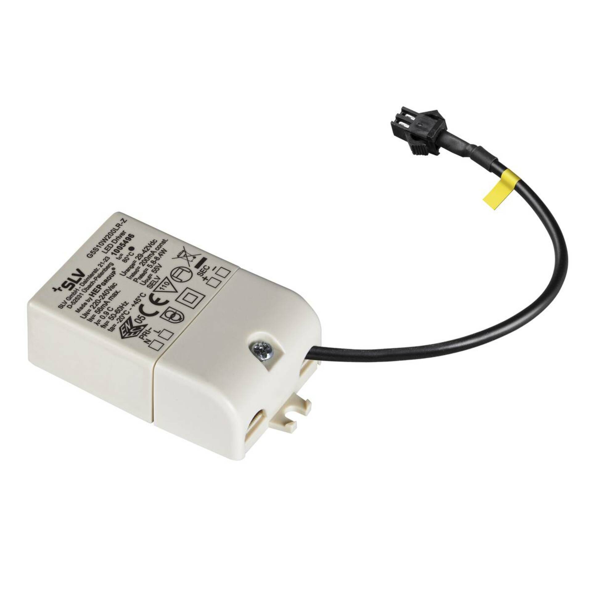 SLV BIG WHITE LED driver 200 mA 10 W, Quick Connector 1005610