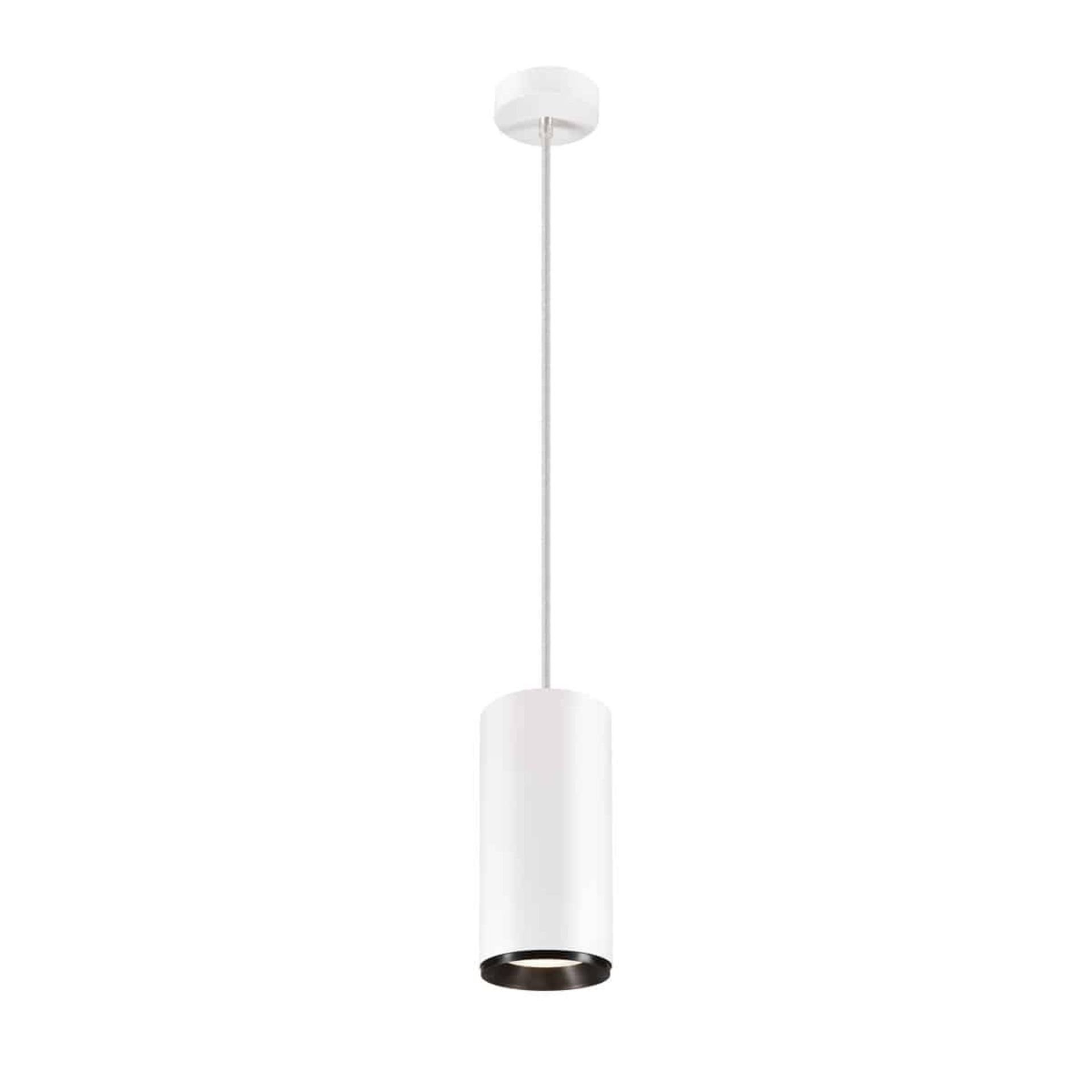 SLV BIG WHITE NUMINOS XL PHASE závěsné svítidlo bílé/černé 36 W 4000 K 24° 1005720